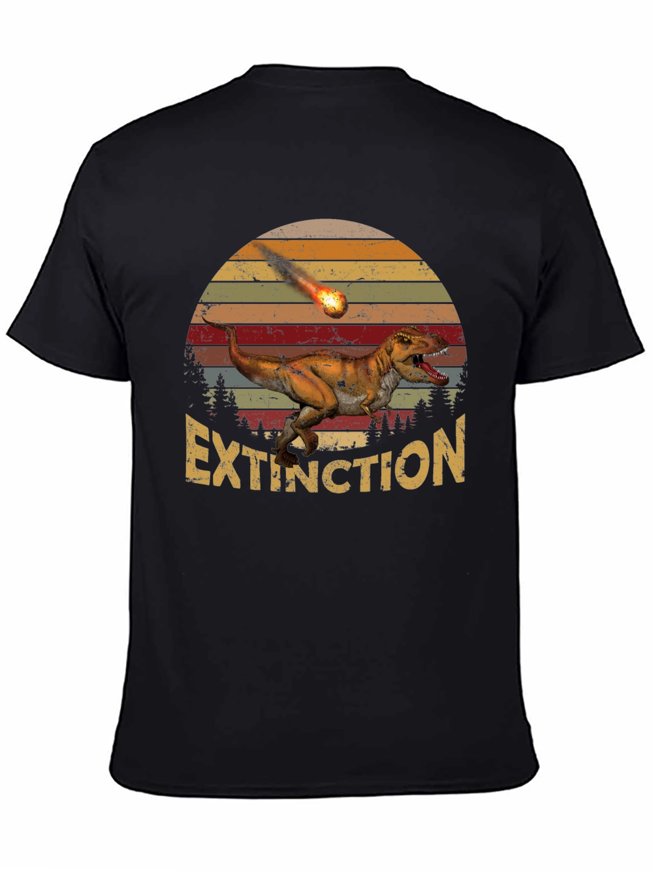 Extinction Dinosaur Graphic T-Shirt
