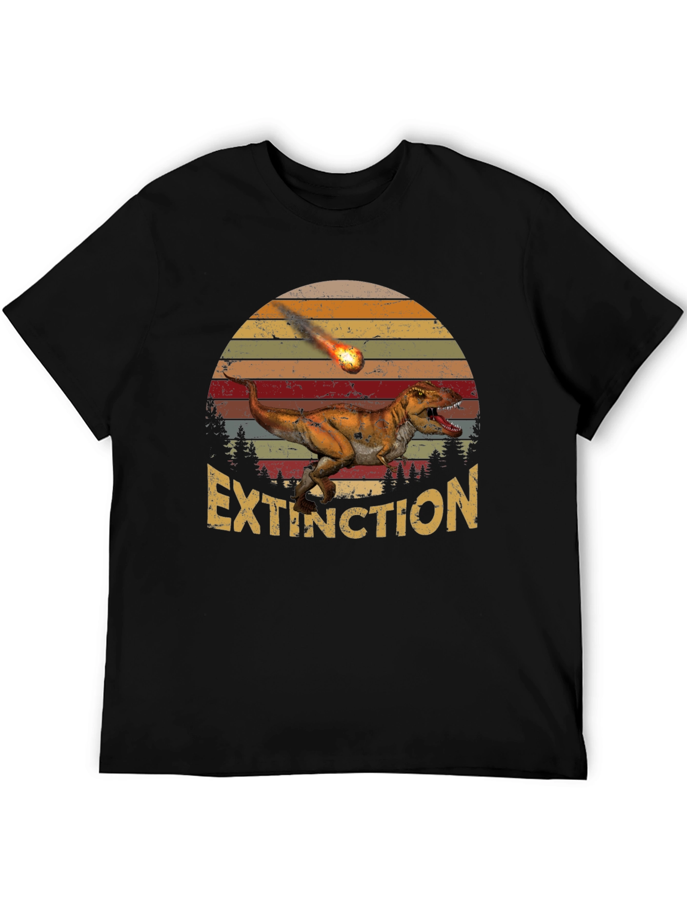 Extinction Dinosaur Graphic T-Shirt