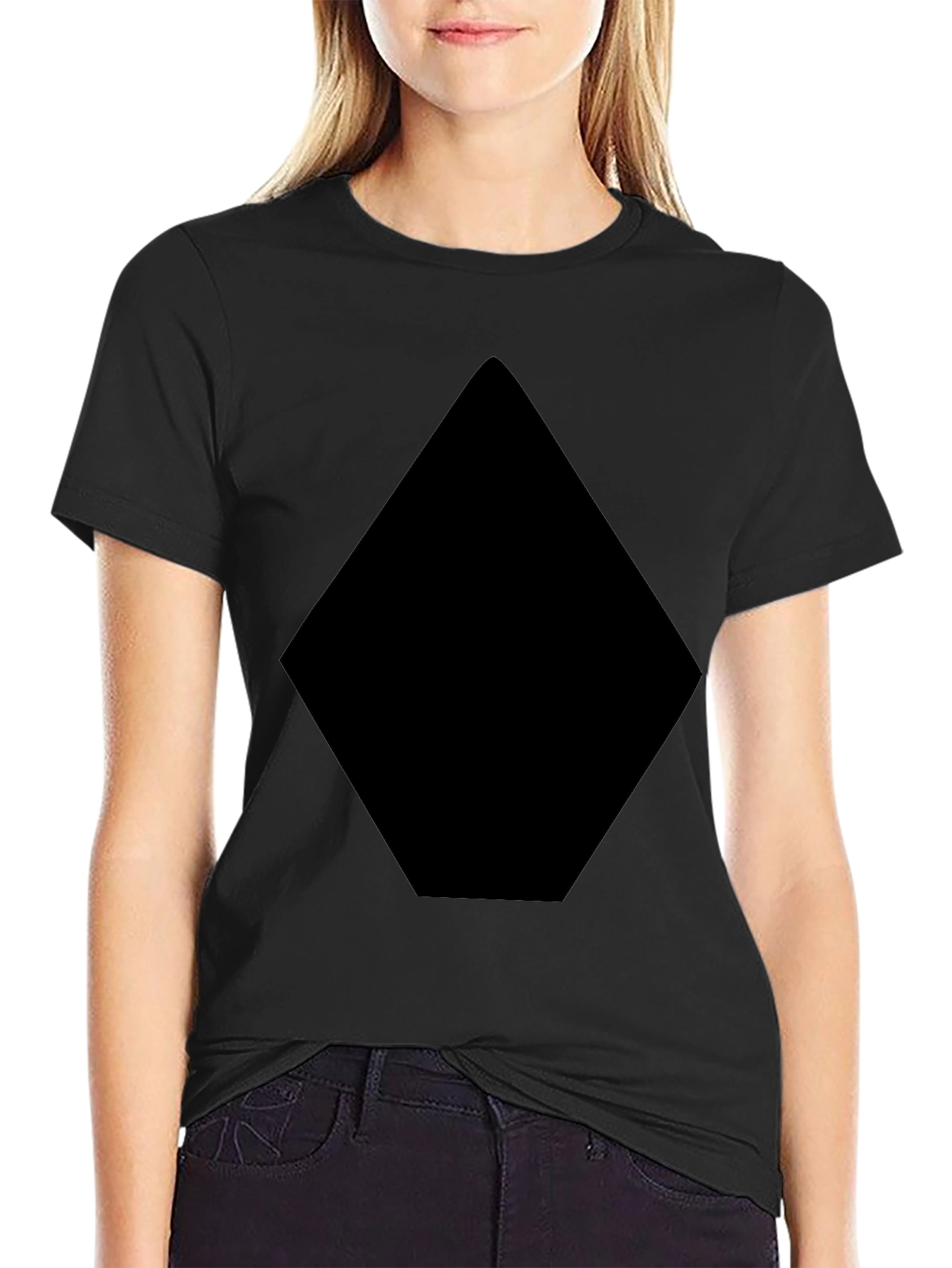 Mens Black Diamond Graphic T-Shirt