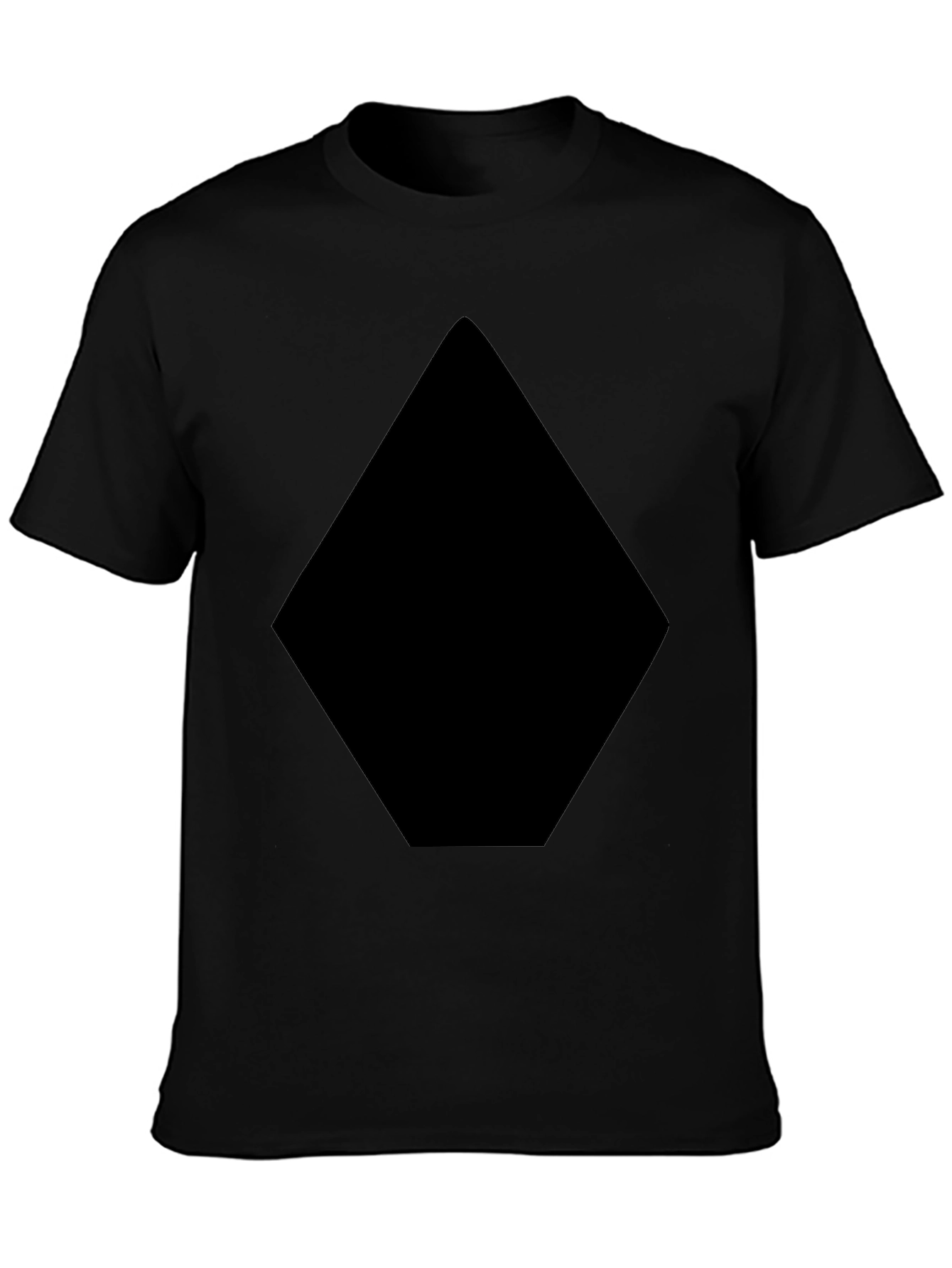 Mens Black Diamond Graphic T-Shirt