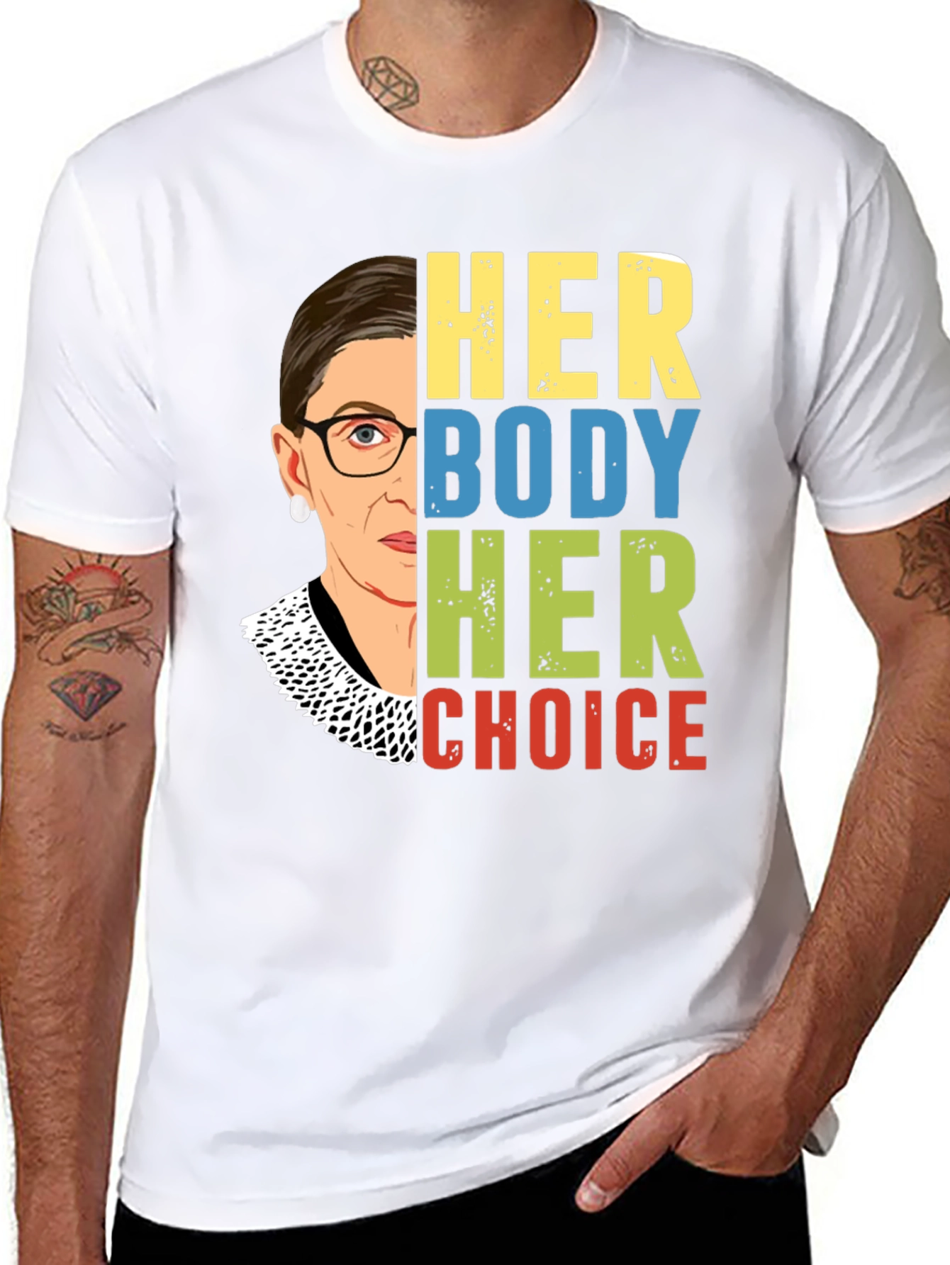 Her Body Her Choice RBG T-Shirt