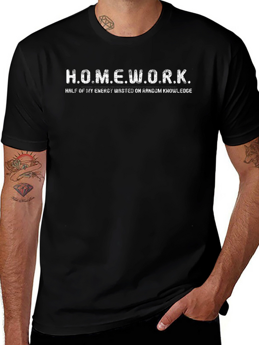 Homework Random Knowledge T-Shirt