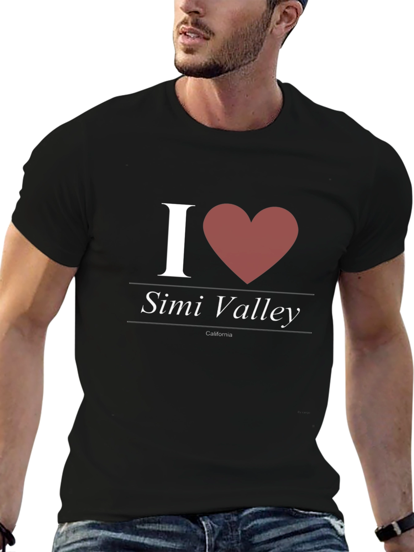 I Heart Simi Valley Black T-Shirt