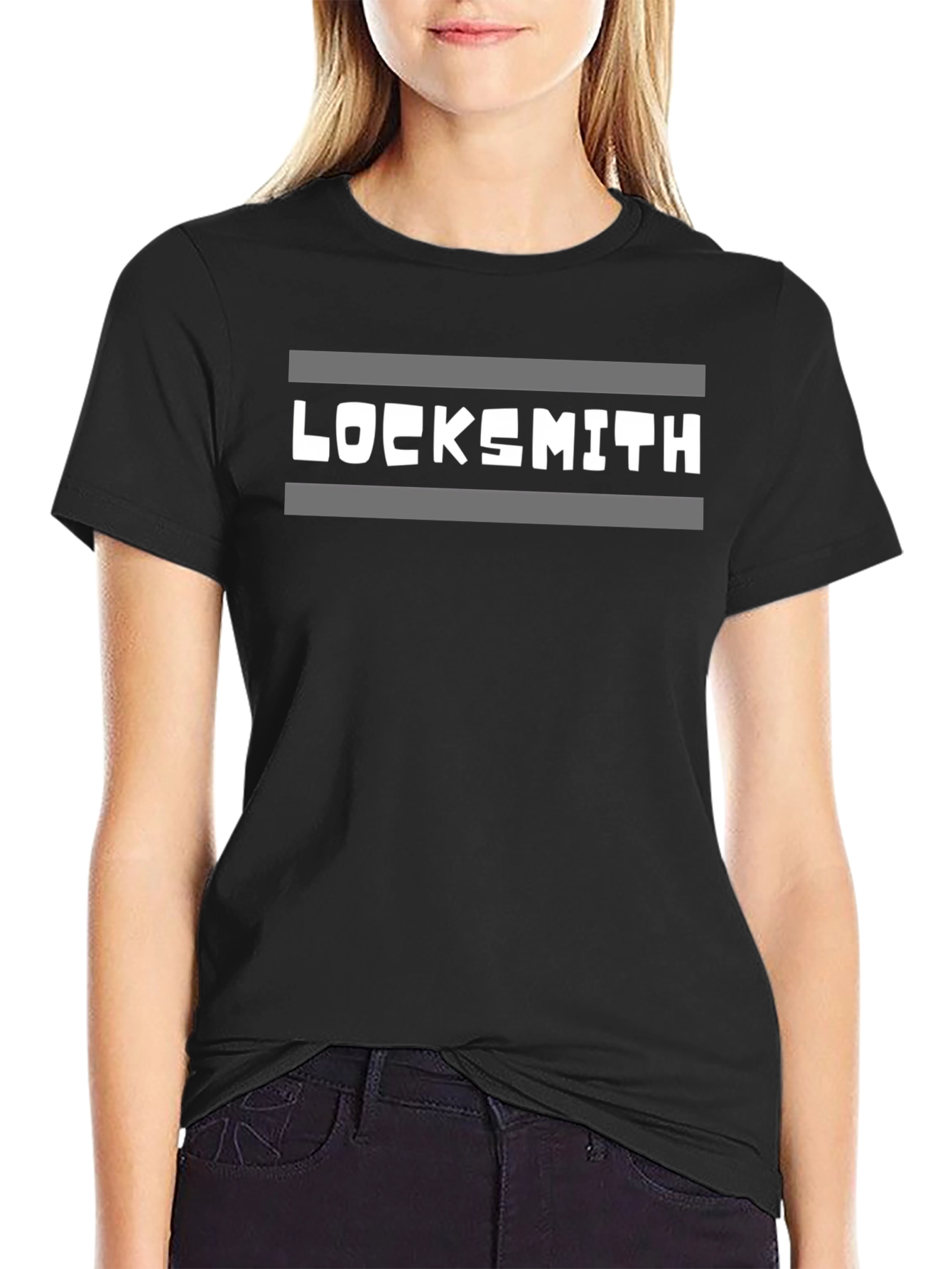 Locksmith Graphic Tee - Black Cotton Blend