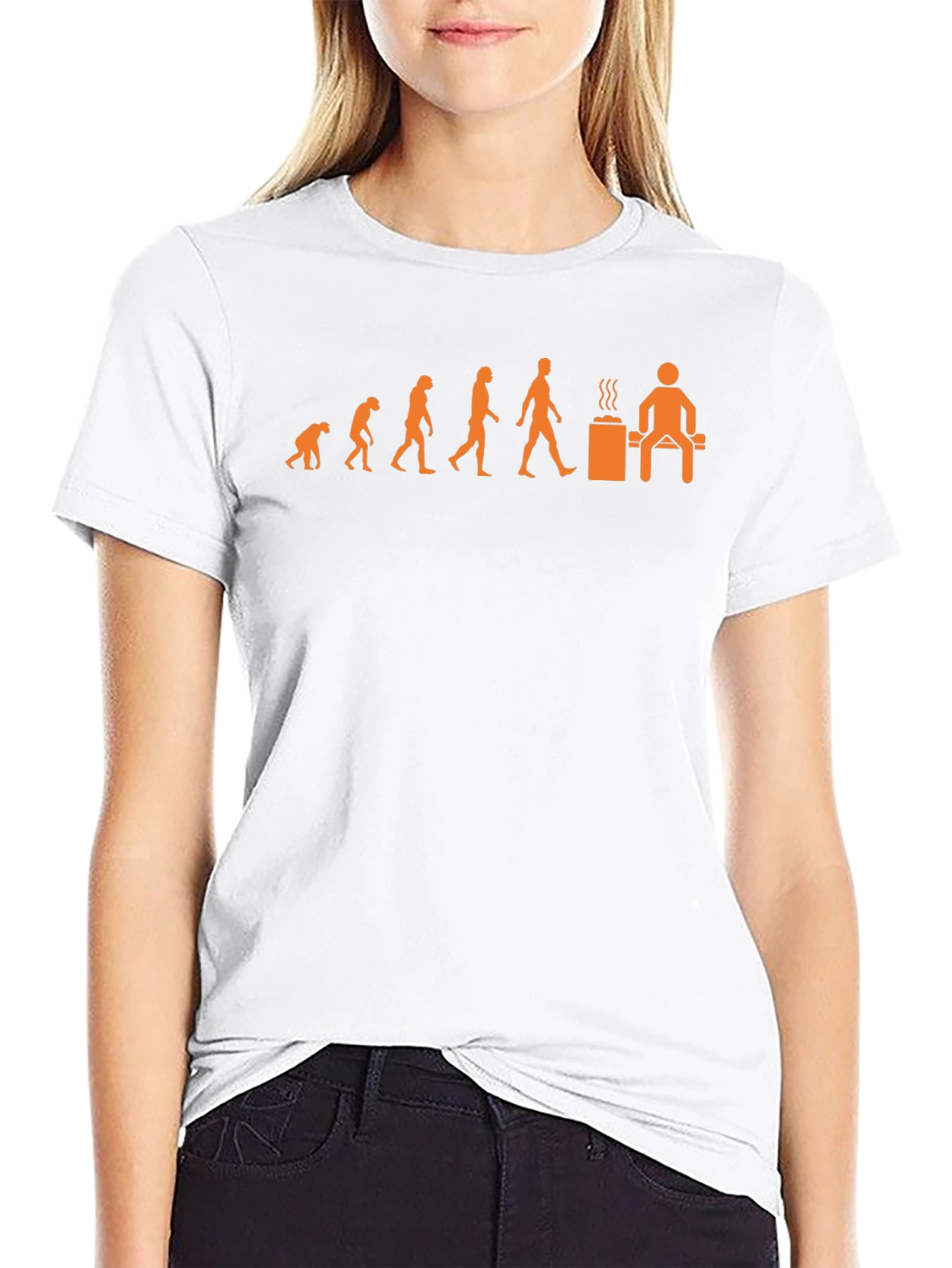 Evolution Sauna Funny T-Shirt