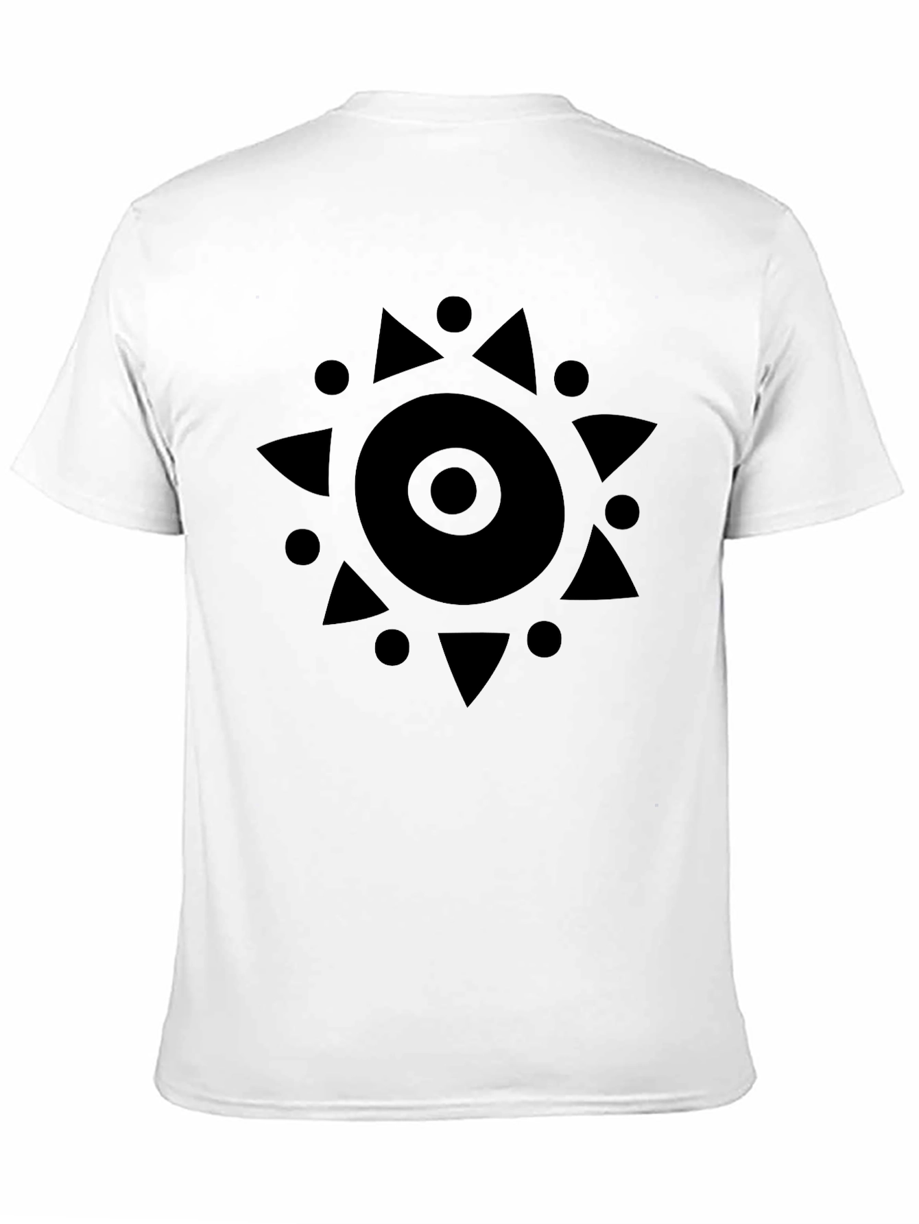 Modern Graphic Black T-Shirt