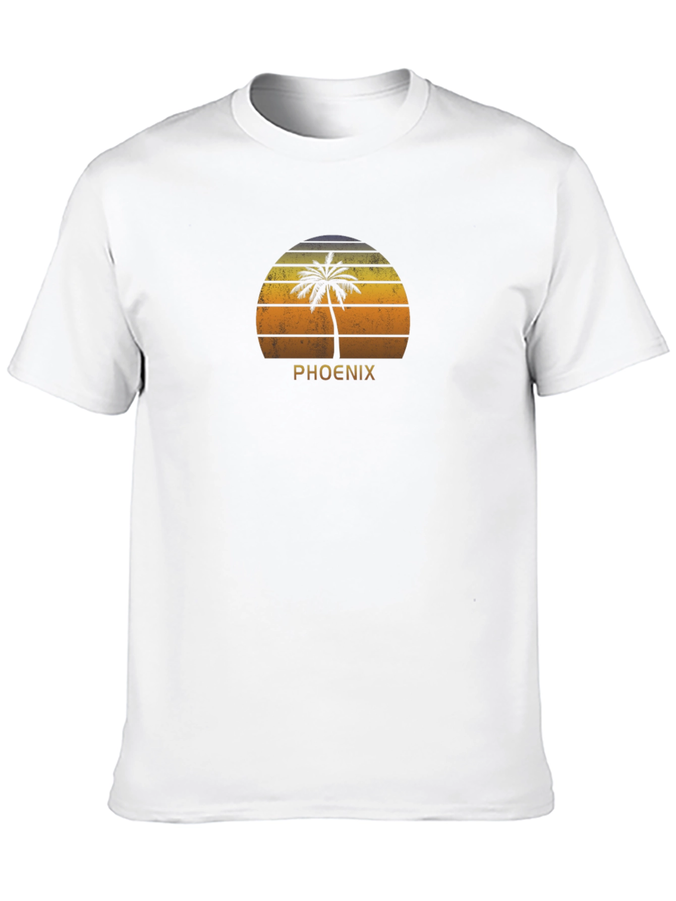 Phoenix Palm Tree Sunset Graphic T-Shirt