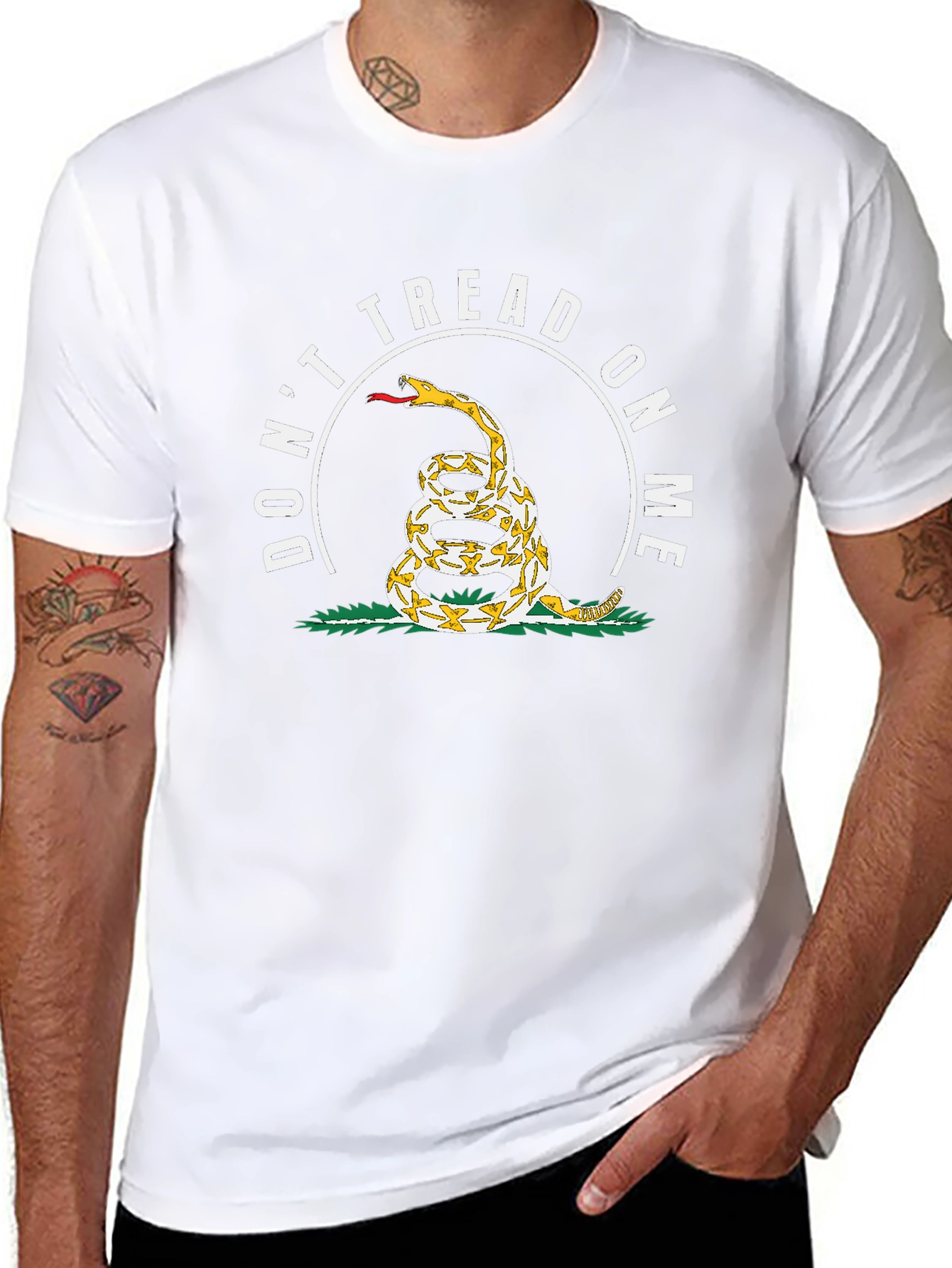 Dont Tread On Me Snake Graphic T-Shirt