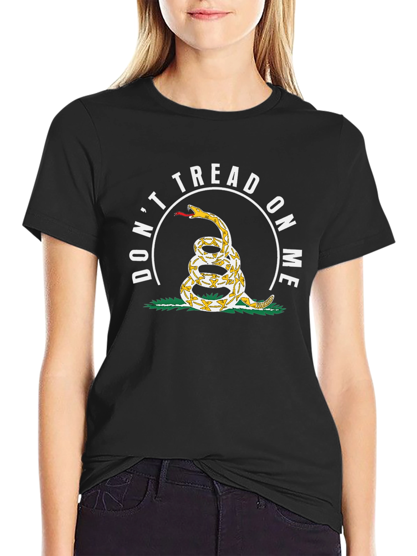 Dont Tread On Me Snake Graphic T-Shirt
