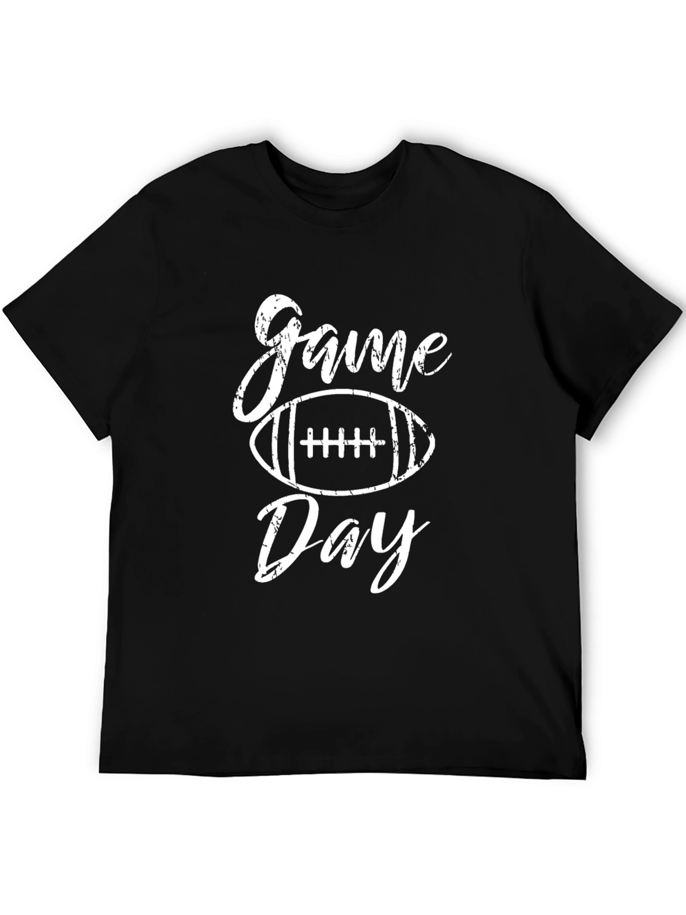 Game Day Football Graphic Tee - Black