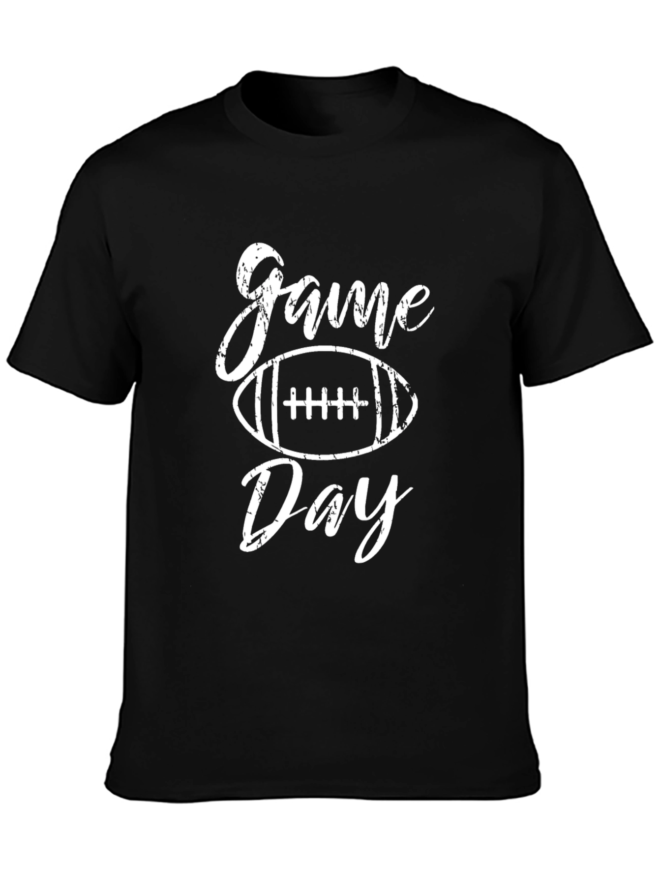 Game Day Football Graphic Tee - Black