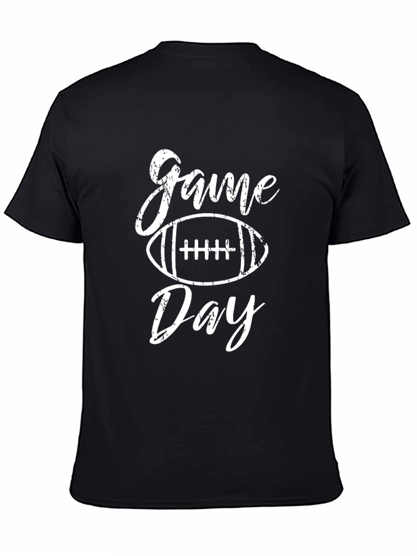 Game Day Football Graphic Tee - Black