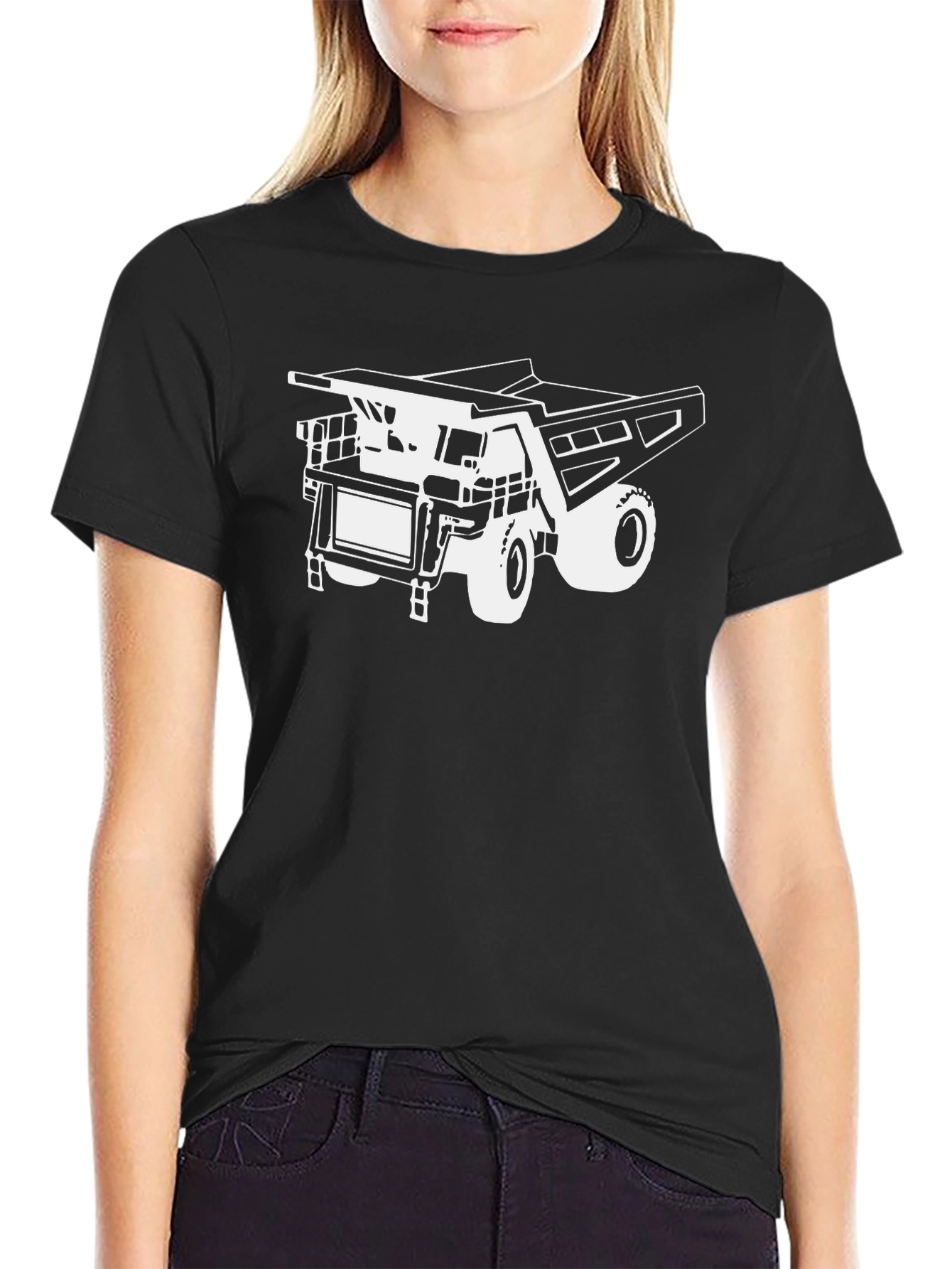 Dump Truck Graphic Tee - Heavy Equipment Shirt