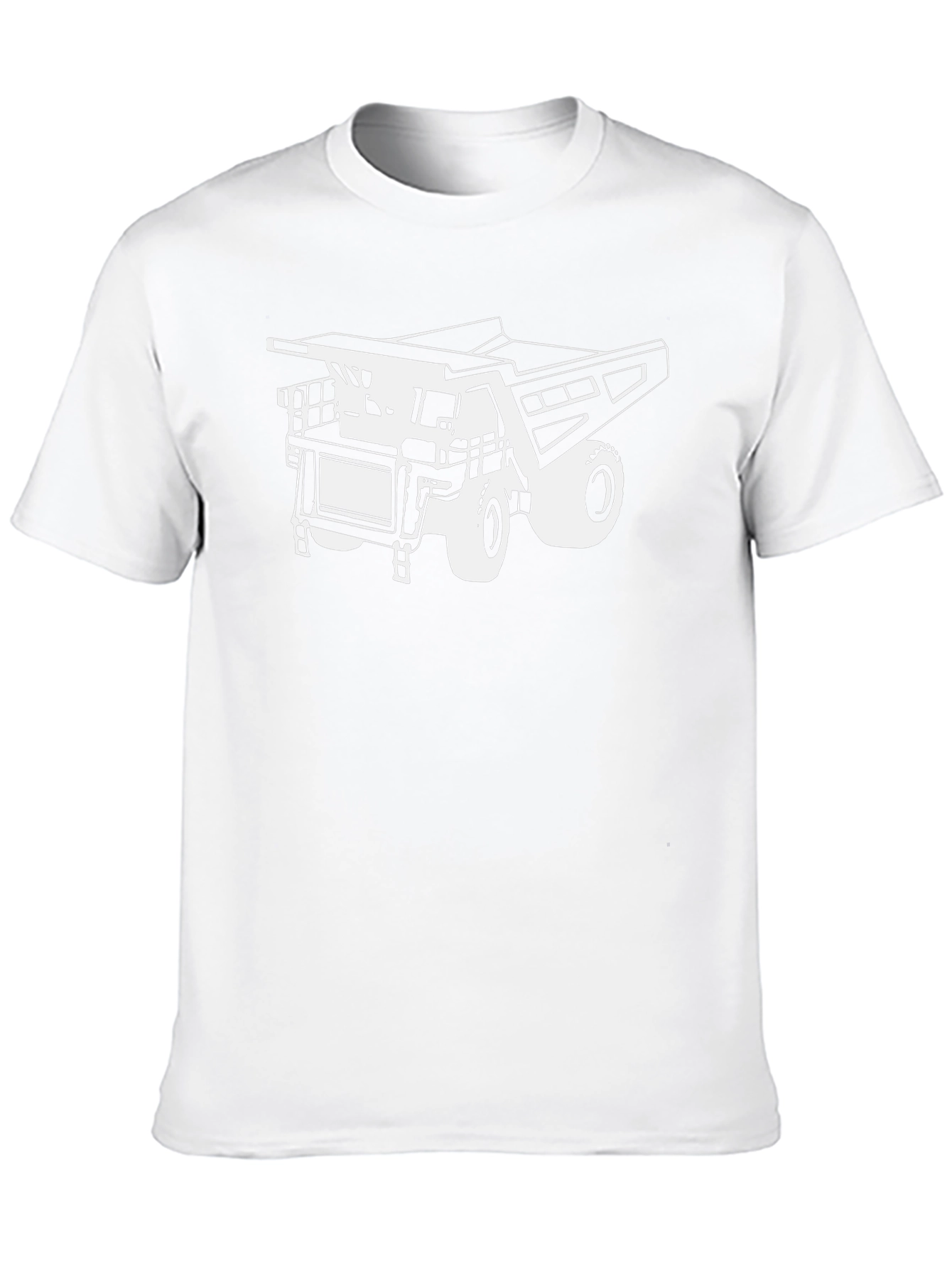Dump Truck Graphic Tee - Heavy Equipment Shirt