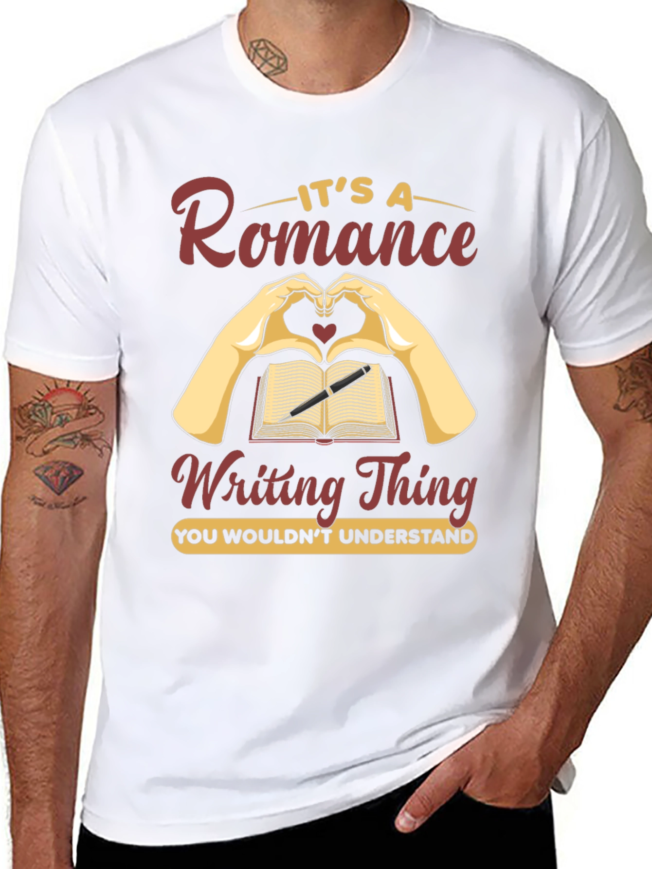 Romance Writing T-Shirt - Book Lover Tee