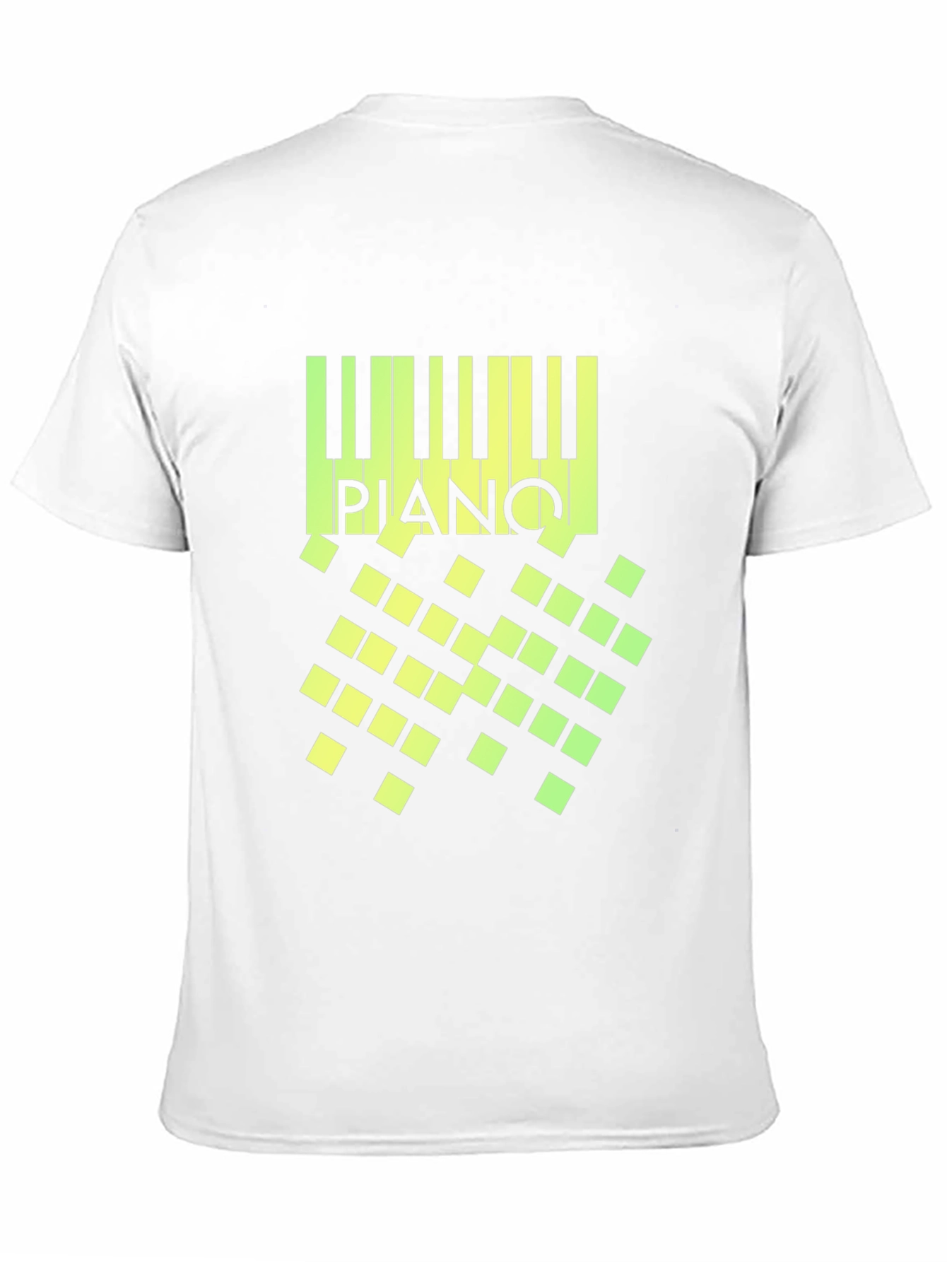 Piano Keys Graphic Black T-Shirt