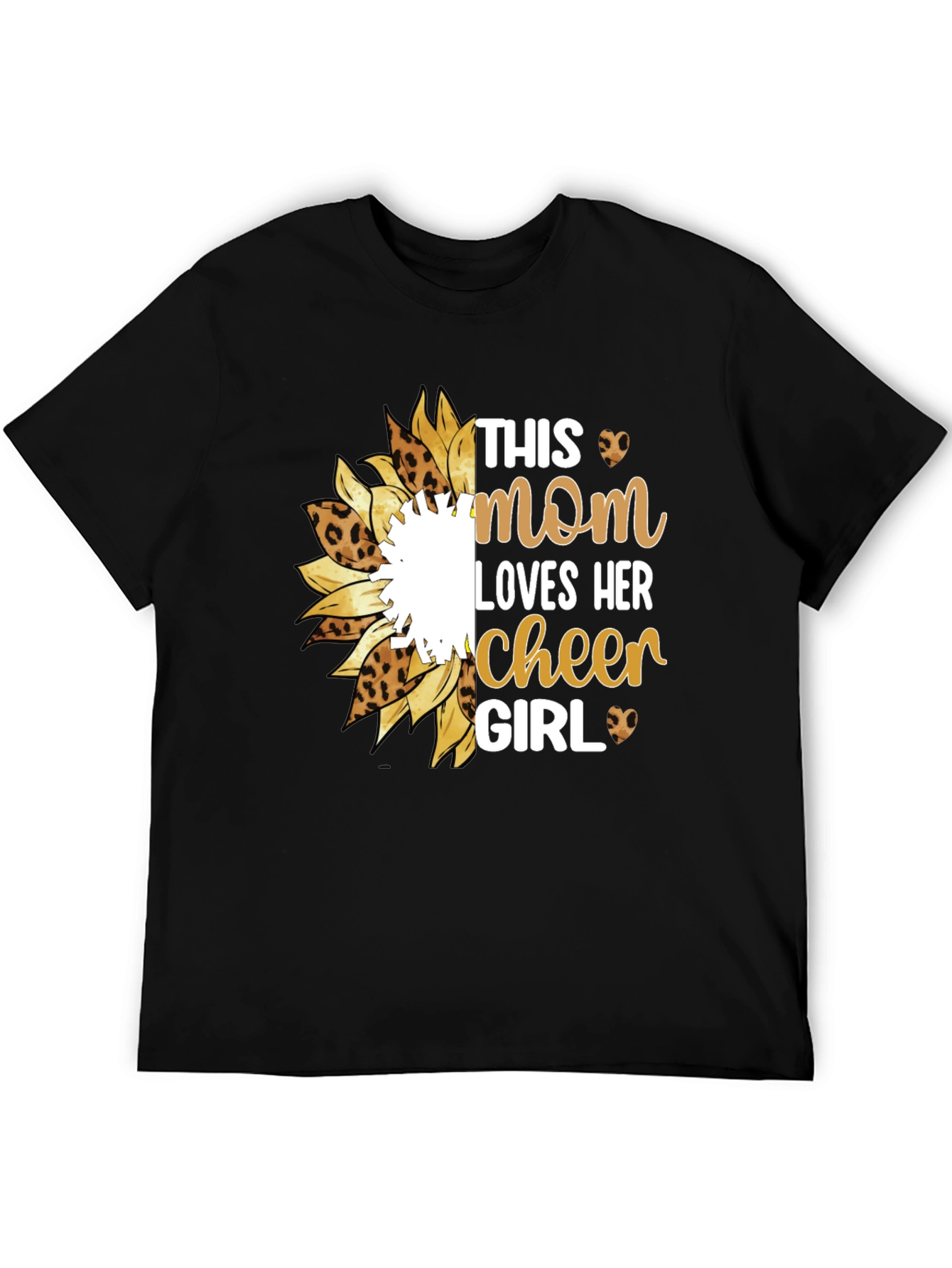 Mom Cheer Girl Graphic T-Shirt