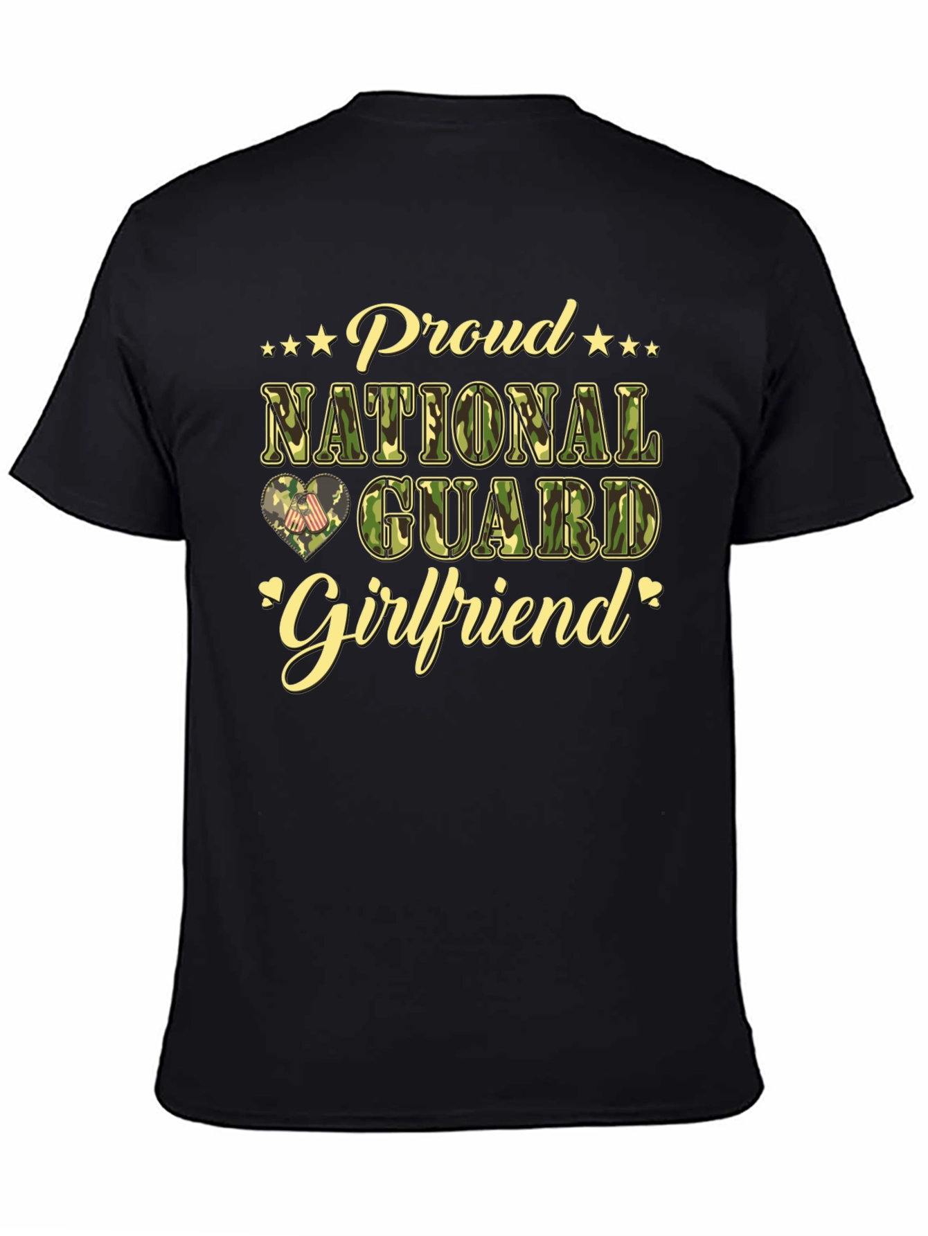 Proud National Guard Girlfriend T-Shirt