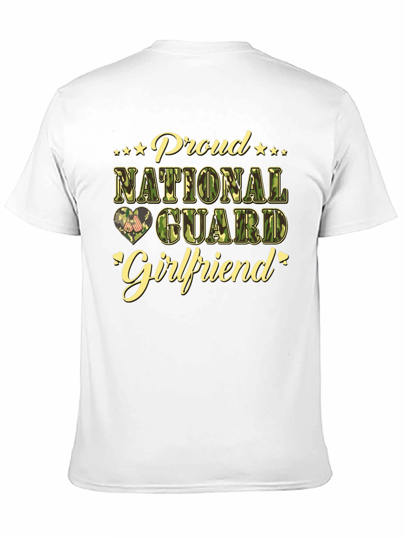 Proud National Guard Girlfriend T-Shirt