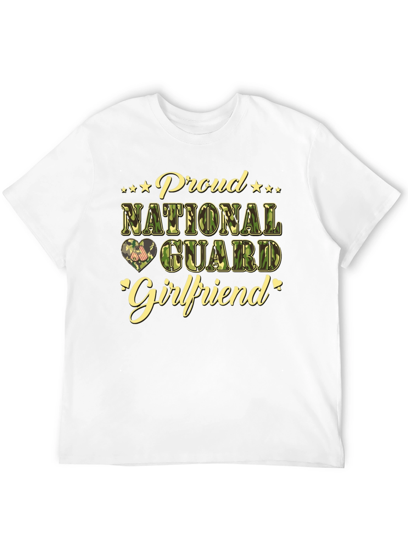 Proud National Guard Girlfriend T-Shirt