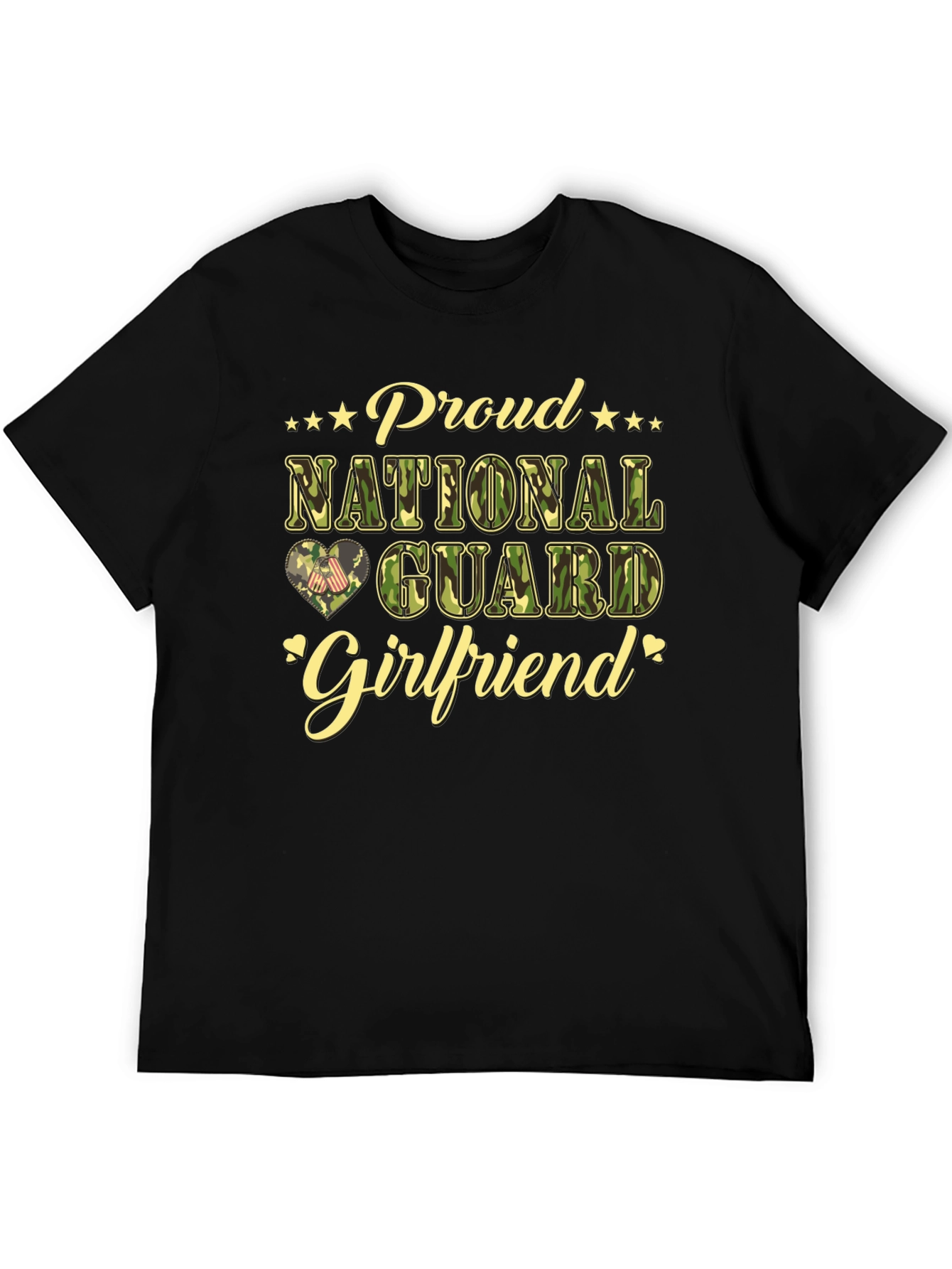 Proud National Guard Girlfriend T-Shirt