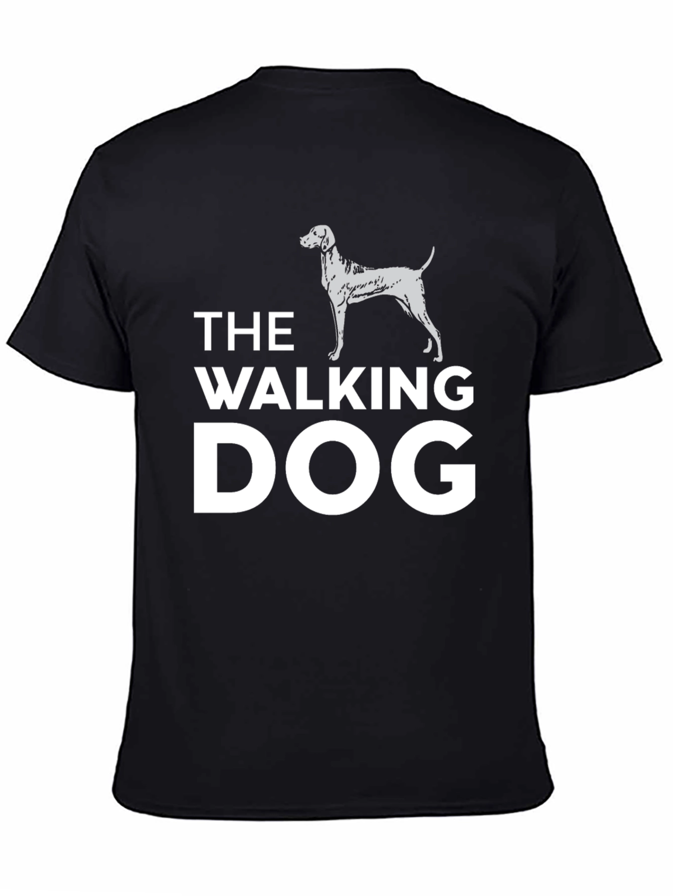 The Walking Dog T-Shirt - Novelty Graphic Tee