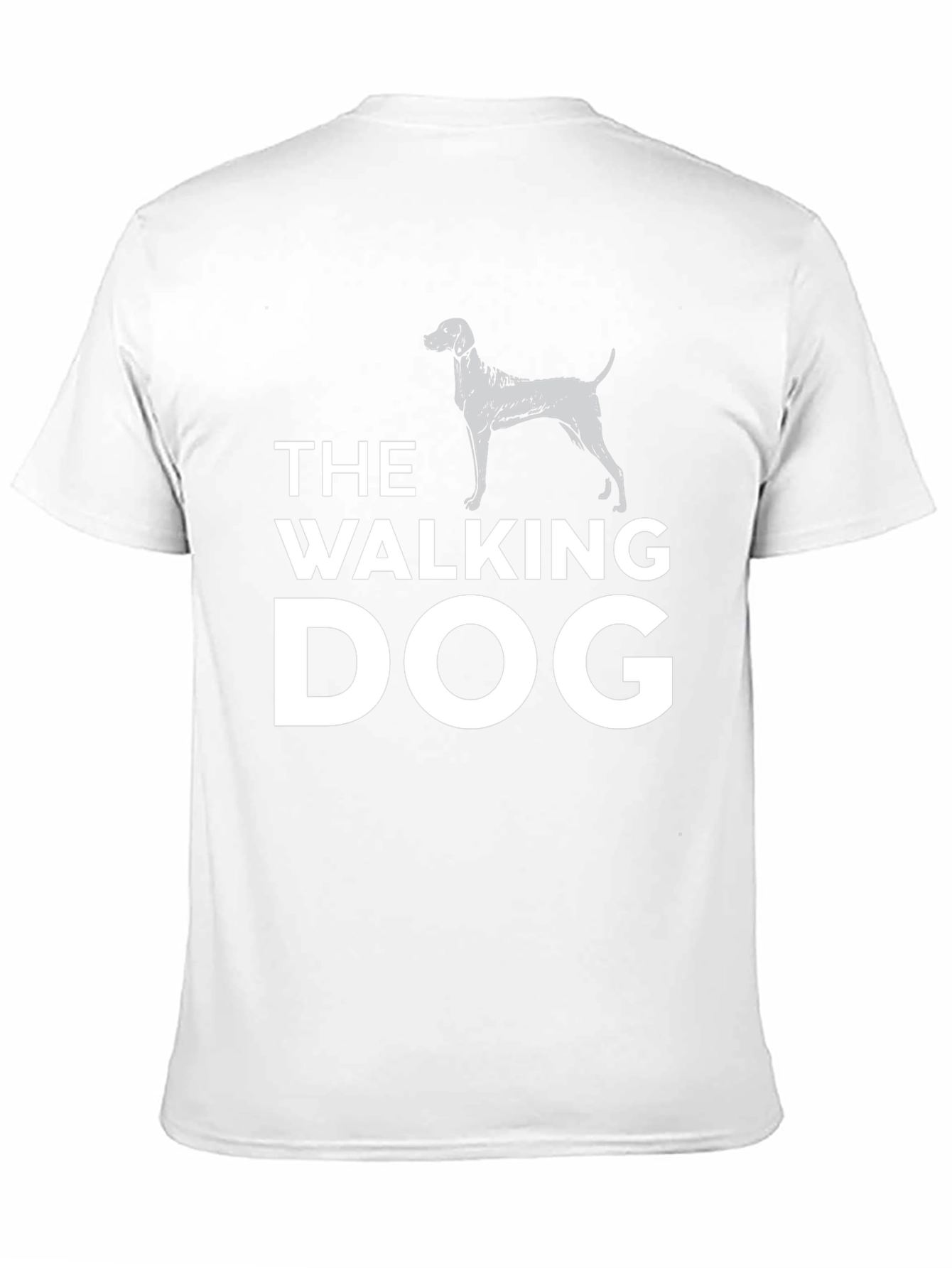 The Walking Dog T-Shirt - Novelty Graphic Tee