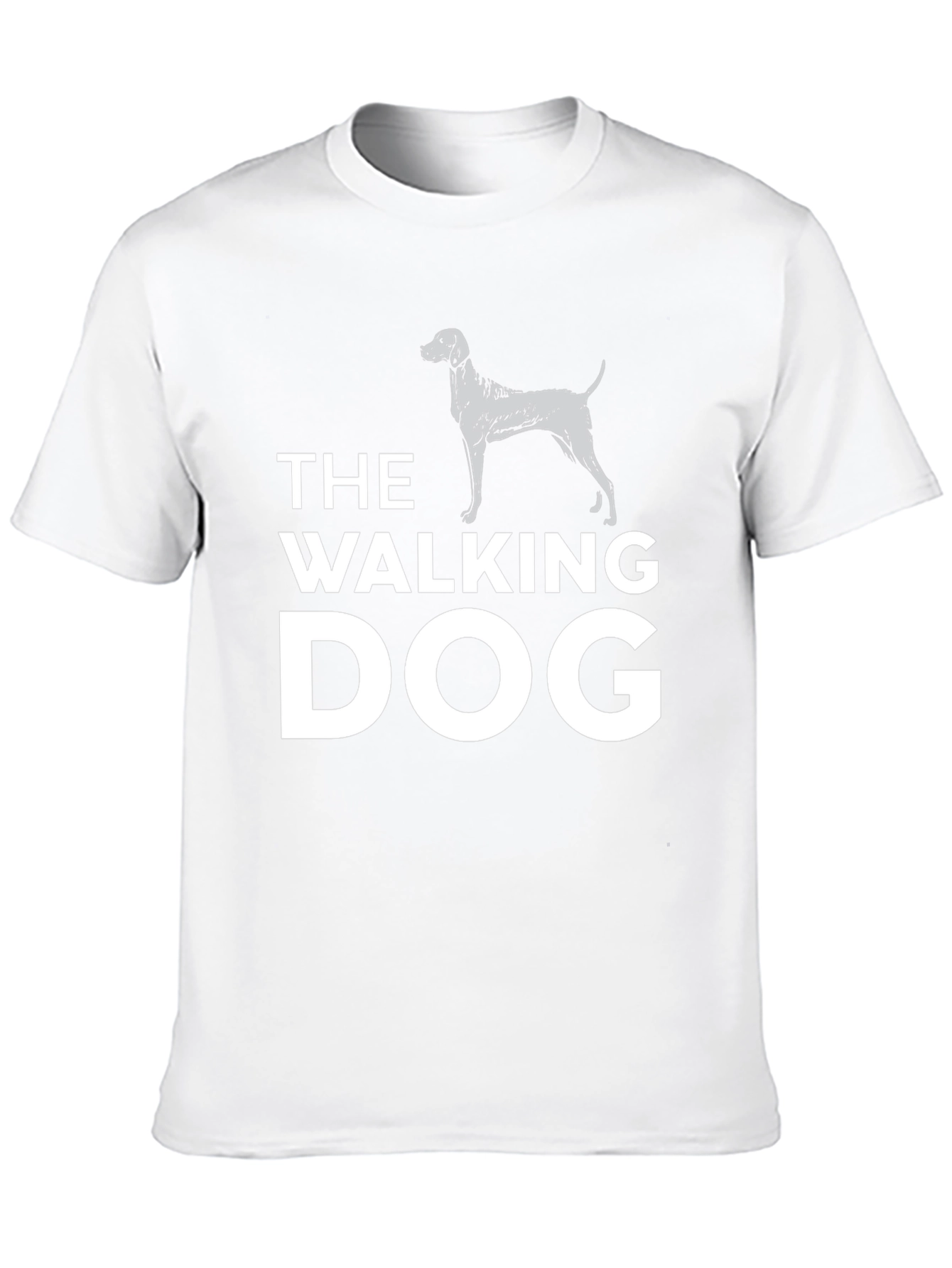The Walking Dog T-Shirt - Novelty Graphic Tee