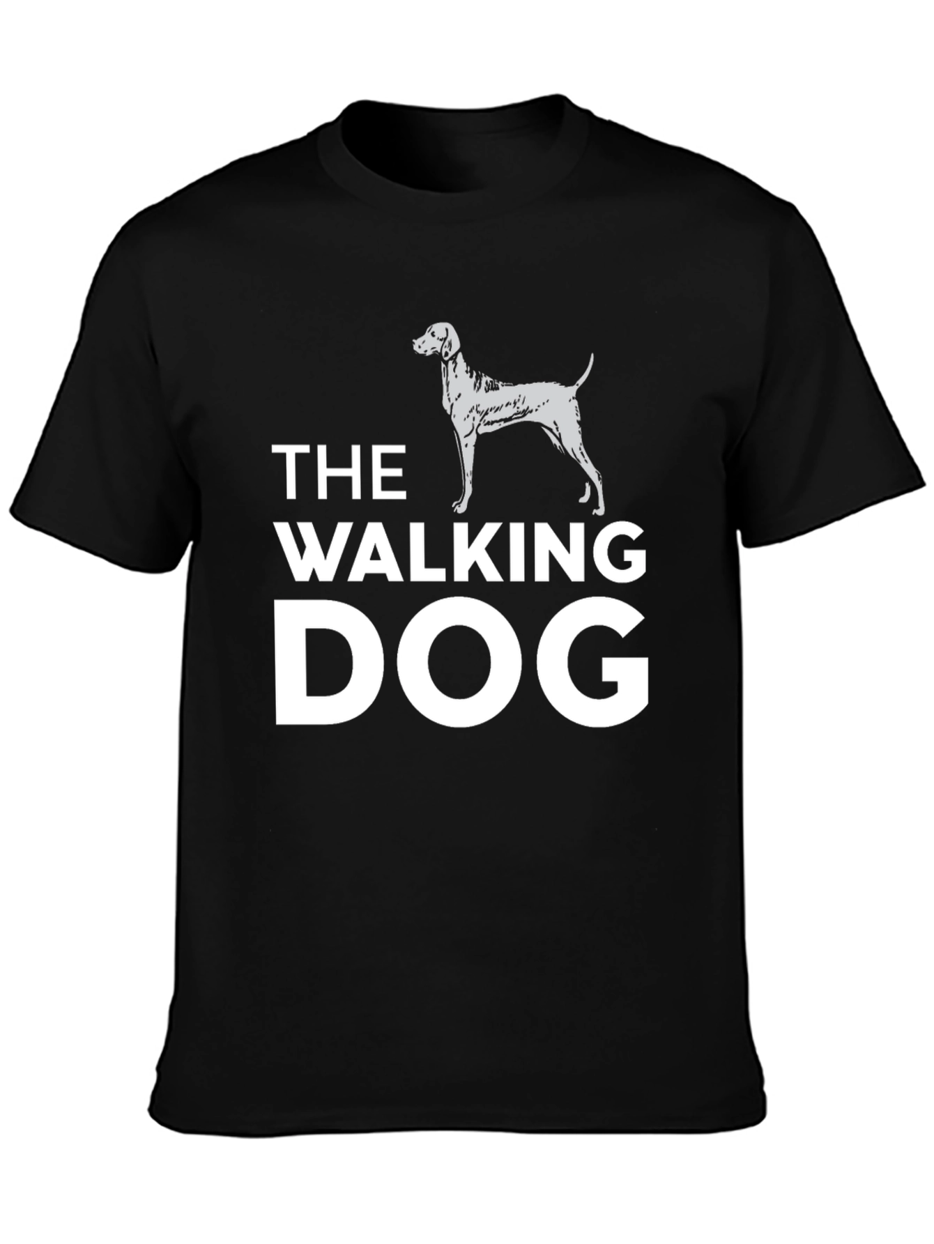 The Walking Dog T-Shirt - Novelty Graphic Tee