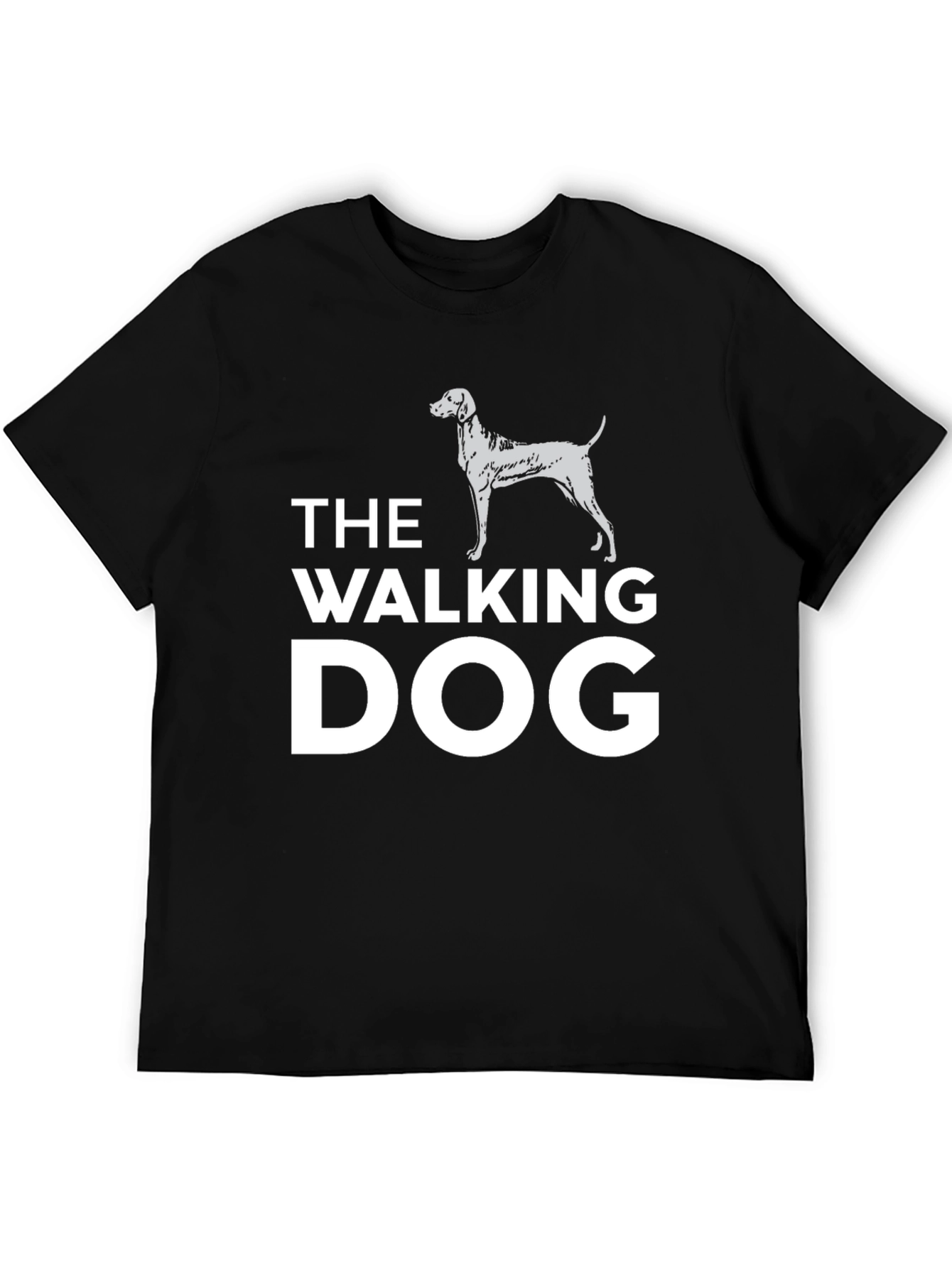 The Walking Dog T-Shirt - Novelty Graphic Tee