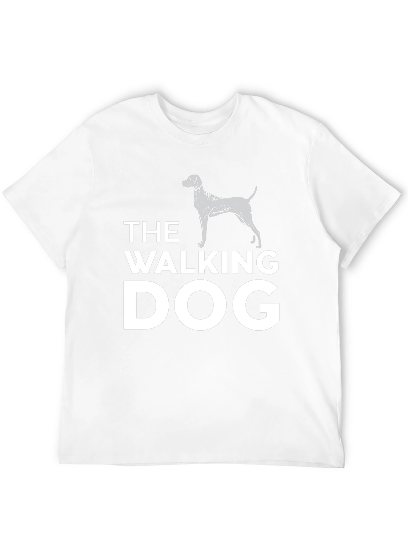 The Walking Dog T-Shirt - Novelty Graphic Tee