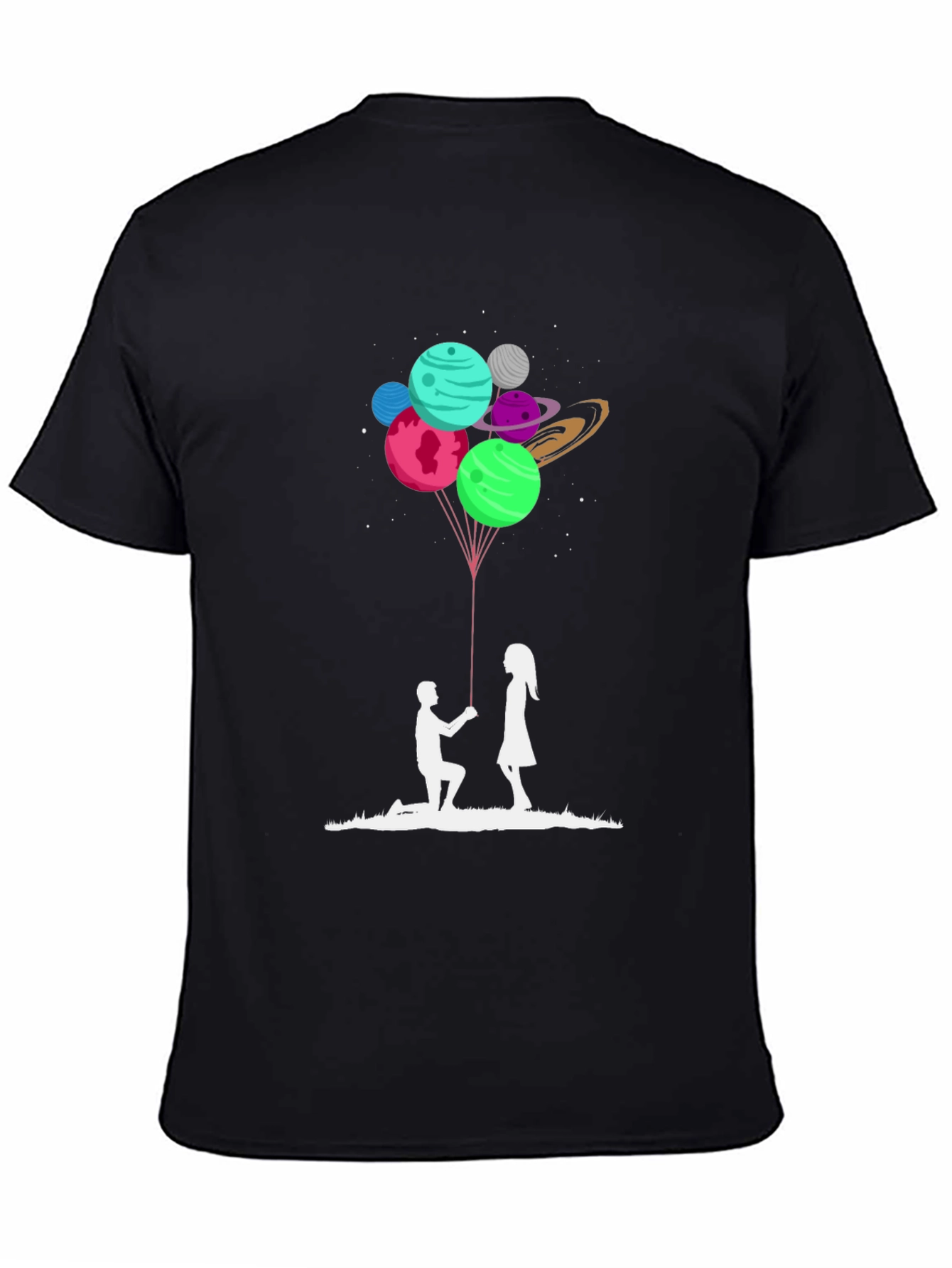 Romantic Planets Proposal T-Shirt