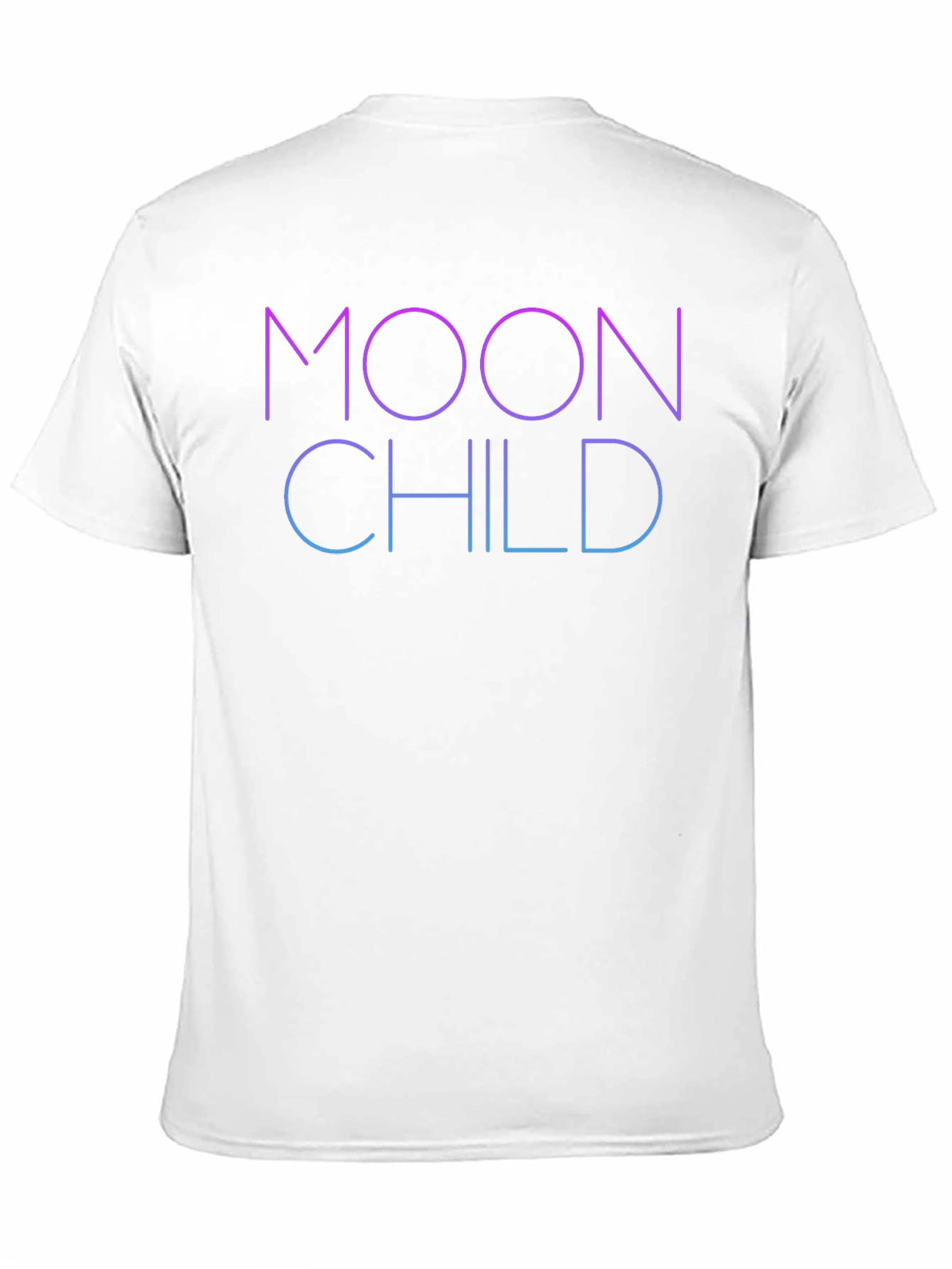 Moon Child Graphic T-Shirt - Black Crew Neck Tee