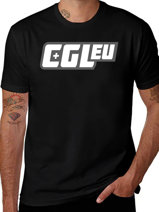 CGLEU Graphic Print Black T-Shirt
