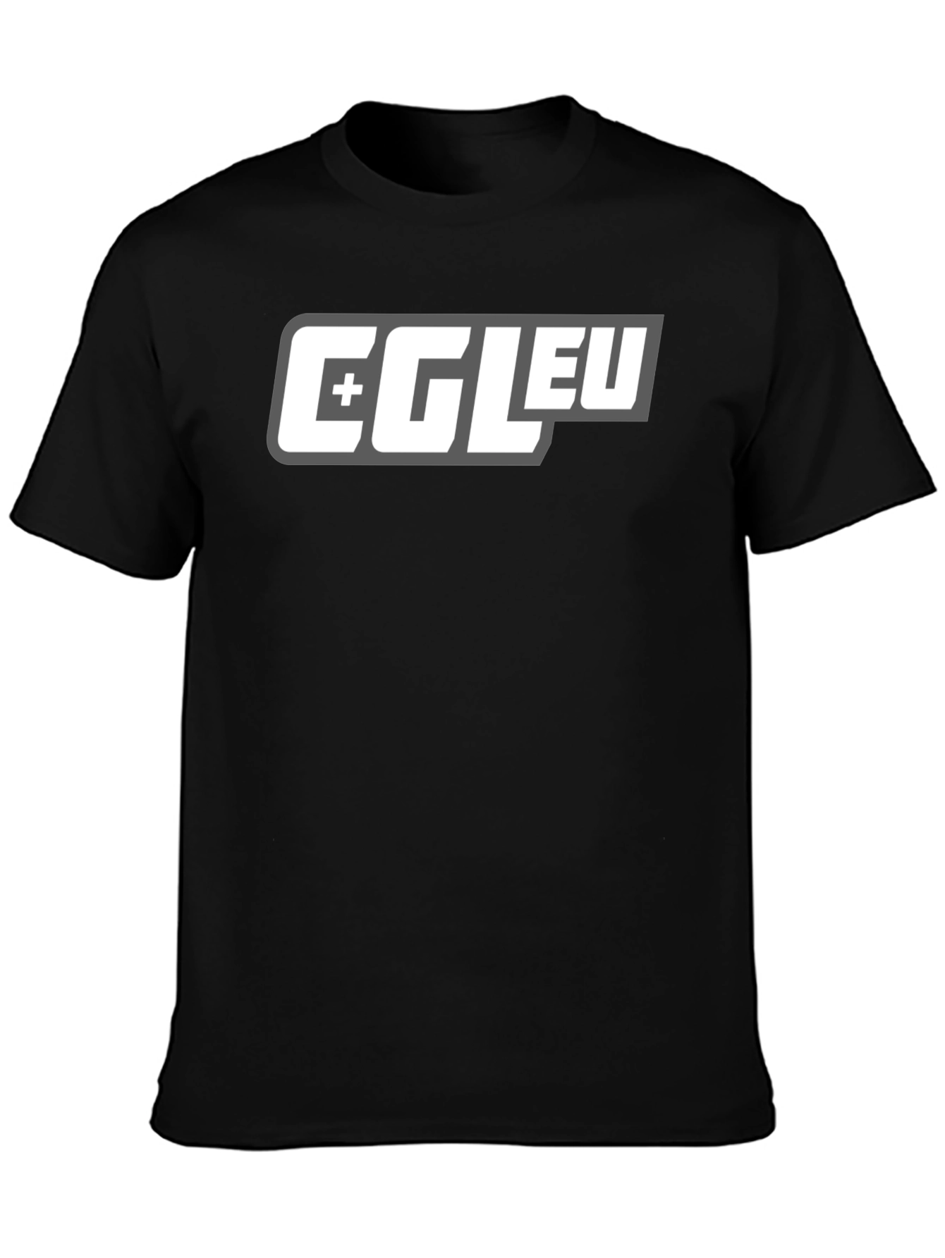 CGLEU Graphic Print Black T-Shirt