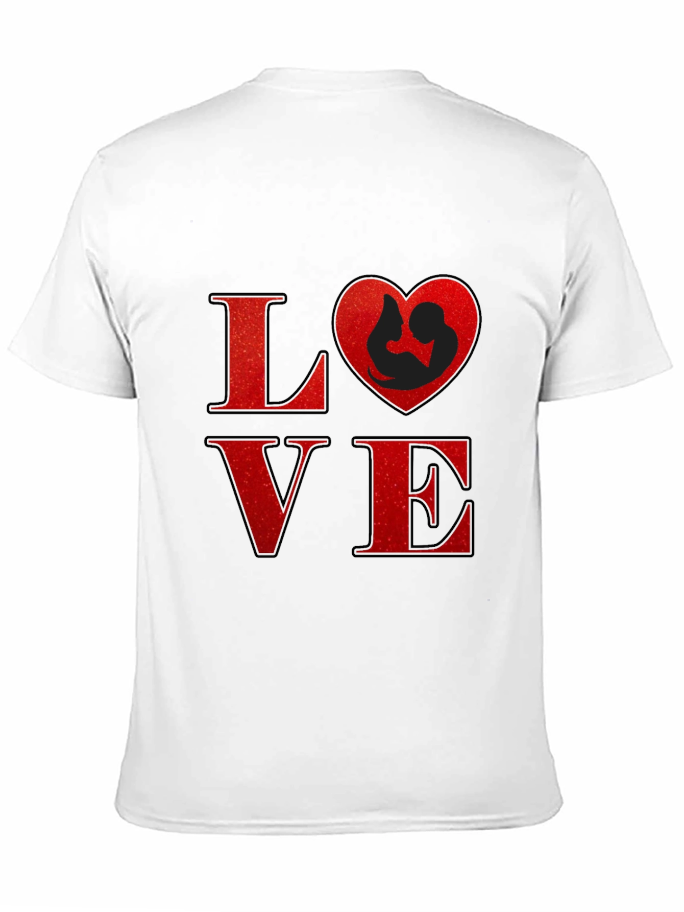 Love Heart Mom & Baby Graphic T-Shirt