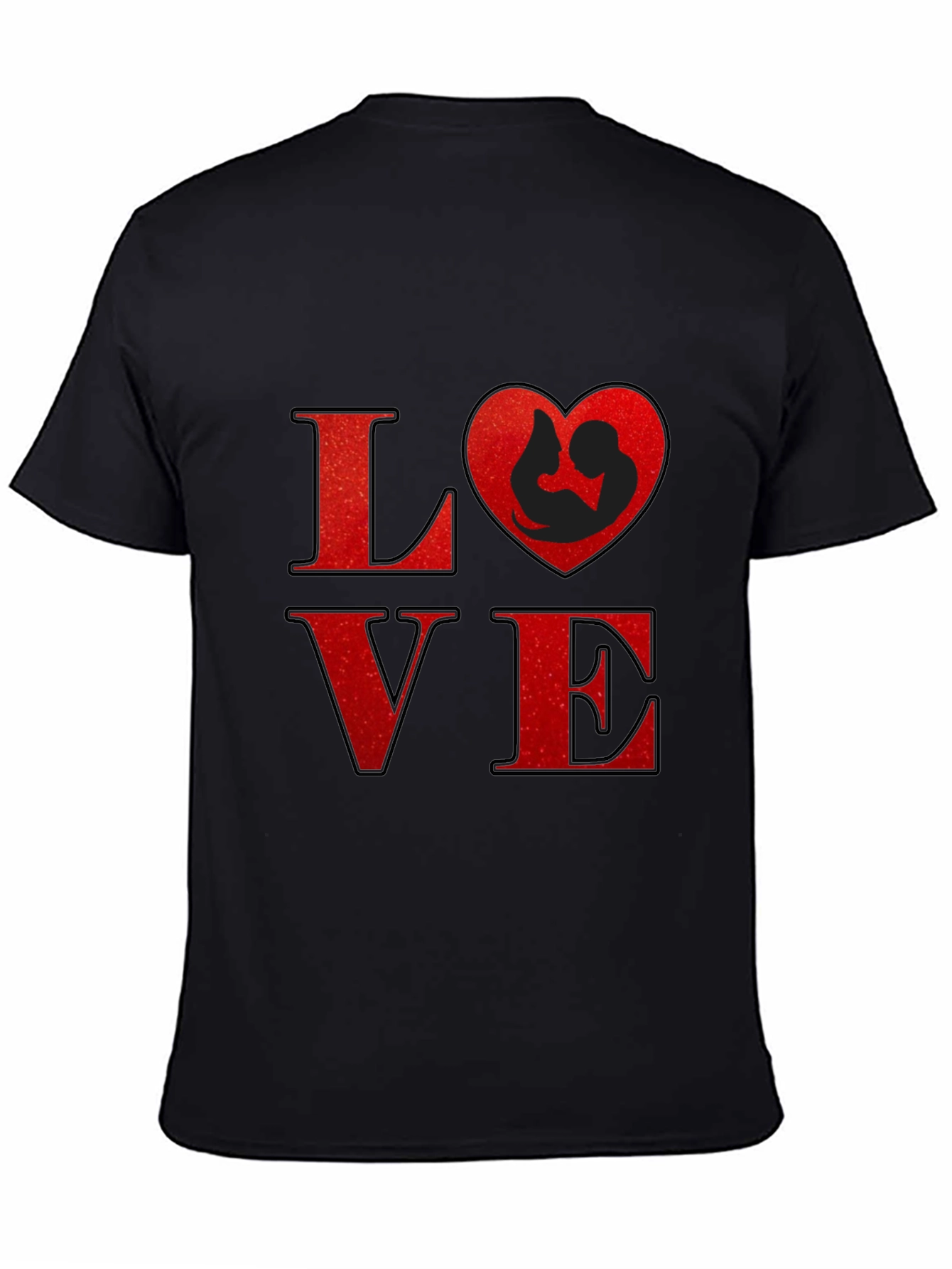 Love Heart Mom & Baby Graphic T-Shirt