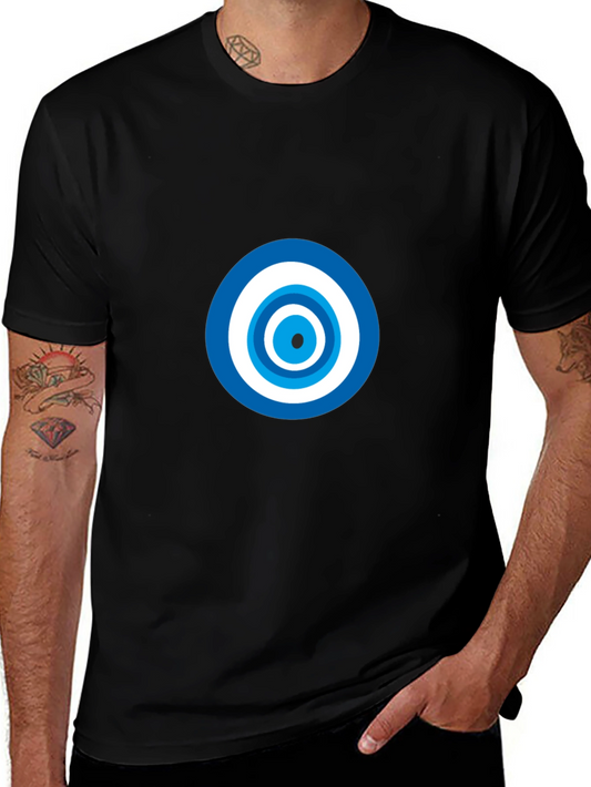 Evil Eye Graphic Black T-Shirt