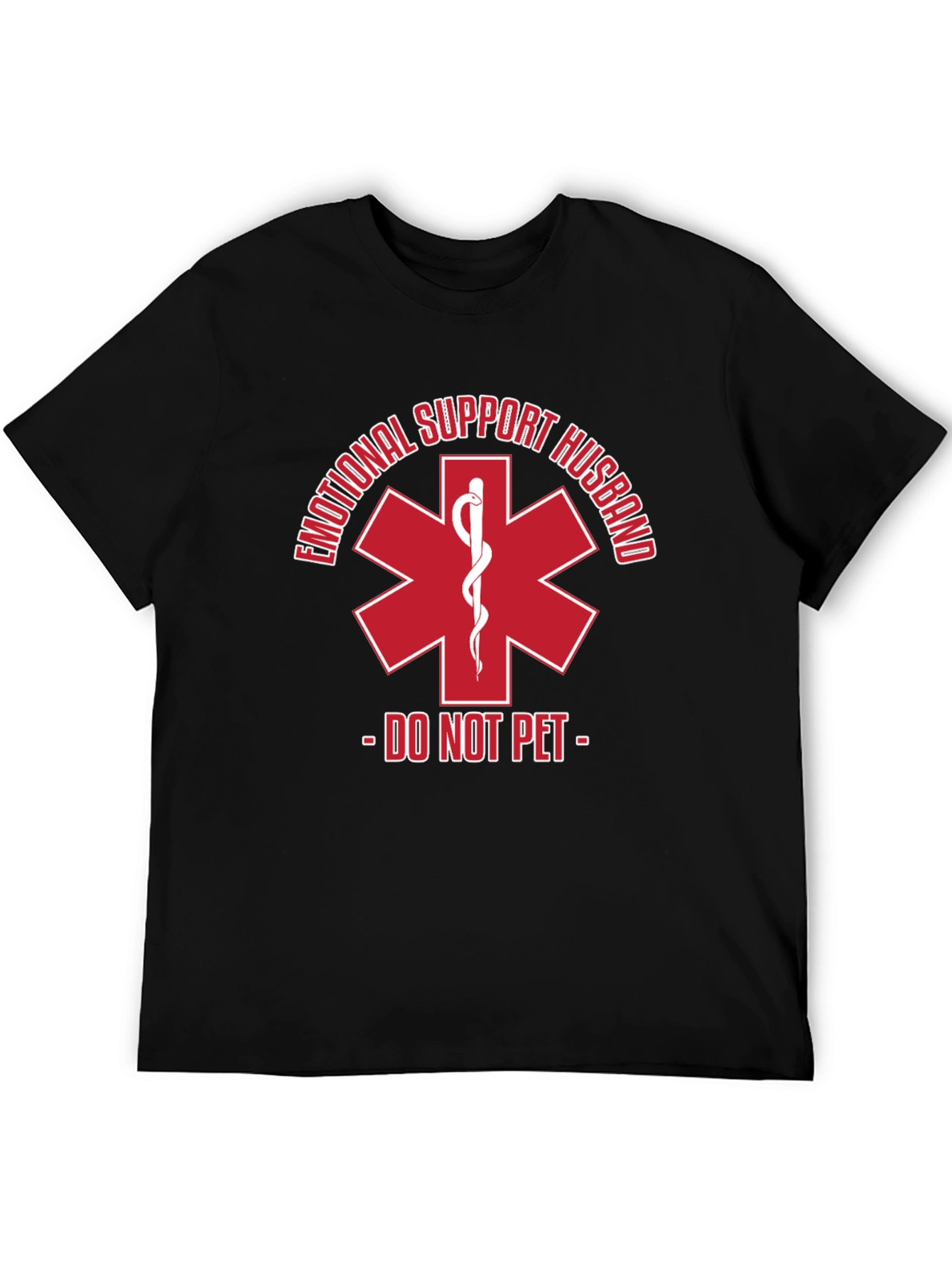 Emotional Support Husband T-Shirt - Do Not Pet