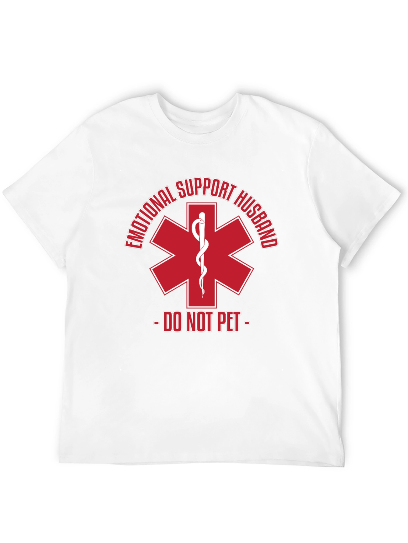 Emotional Support Husband T-Shirt - Do Not Pet
