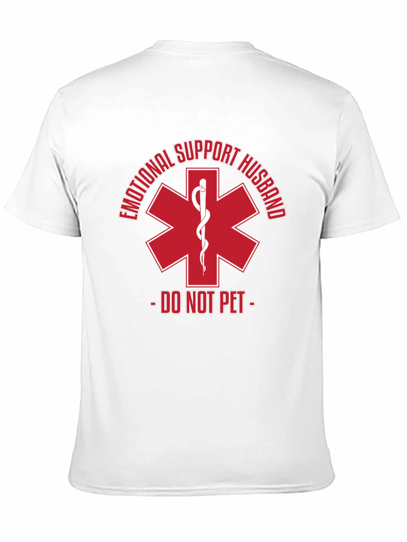 Emotional Support Husband T-Shirt - Do Not Pet