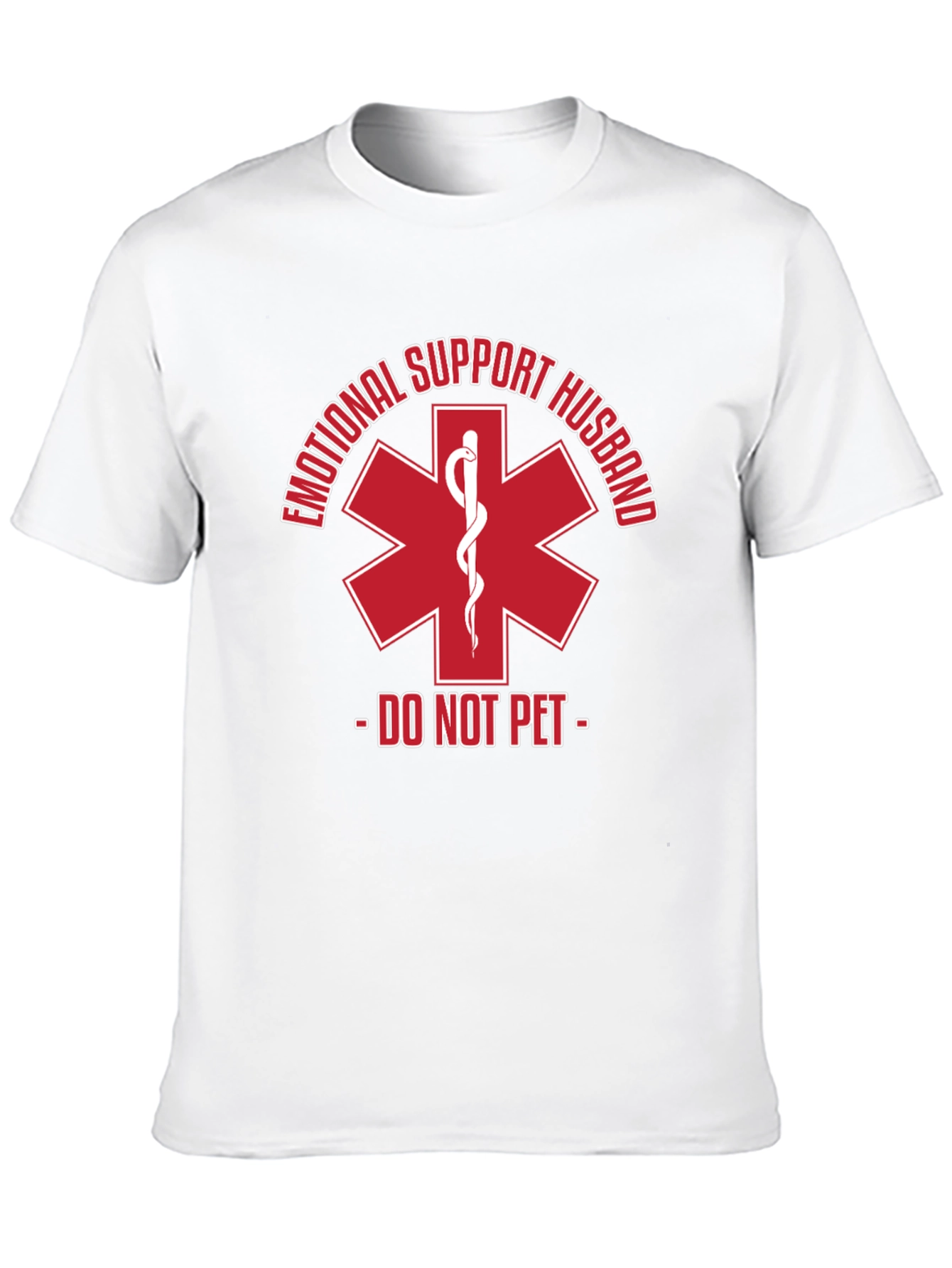 Emotional Support Husband T-Shirt - Do Not Pet