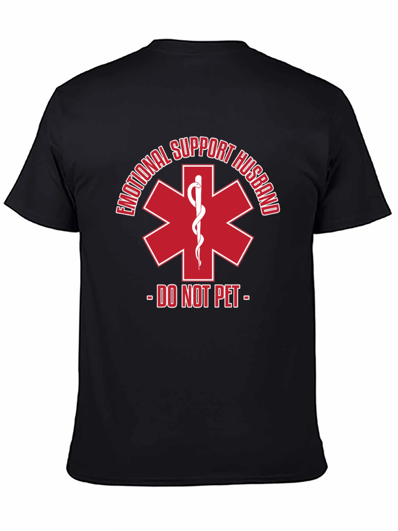 Emotional Support Husband T-Shirt - Do Not Pet