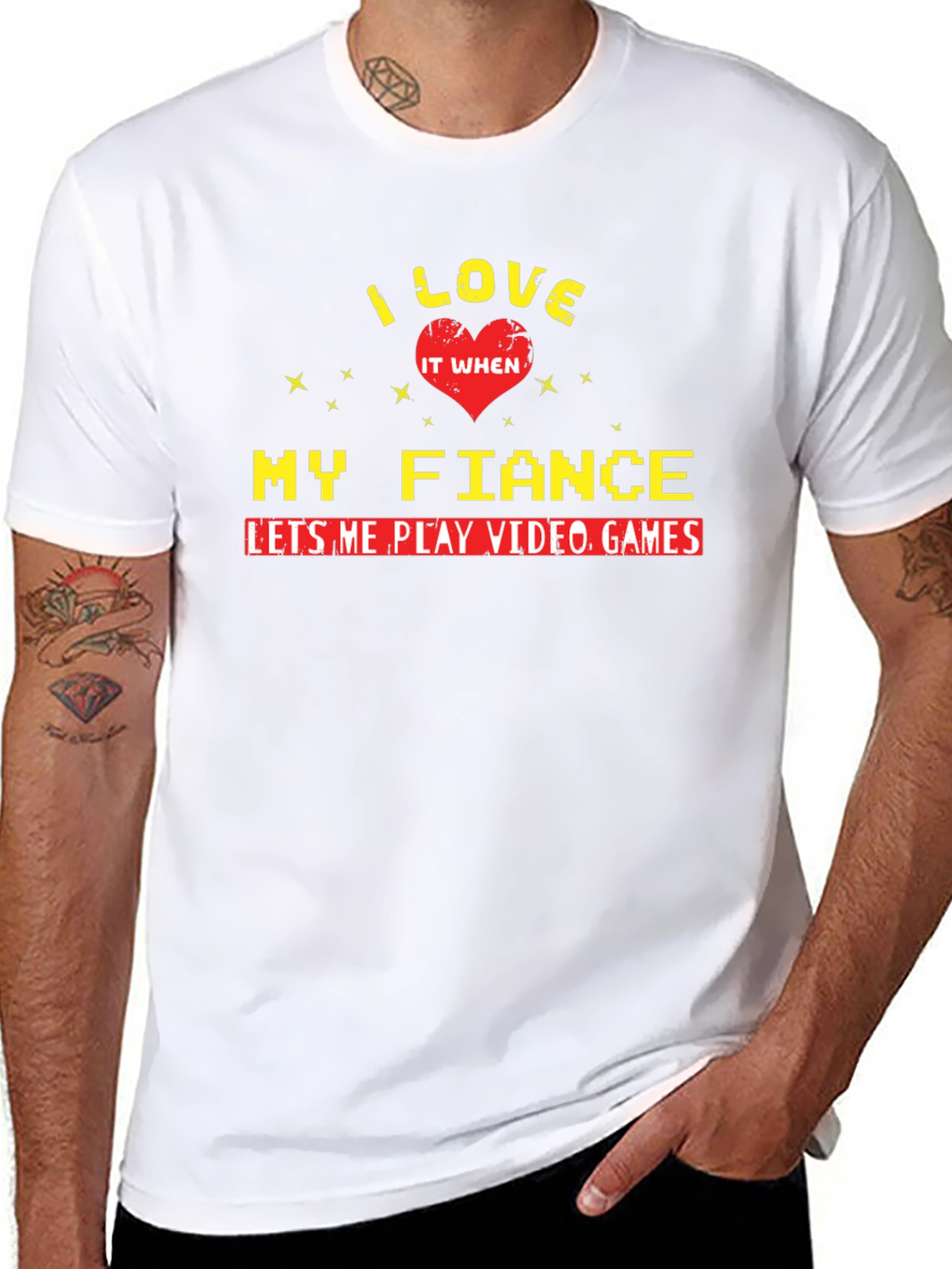I Love My Fiance Video Game Shirt