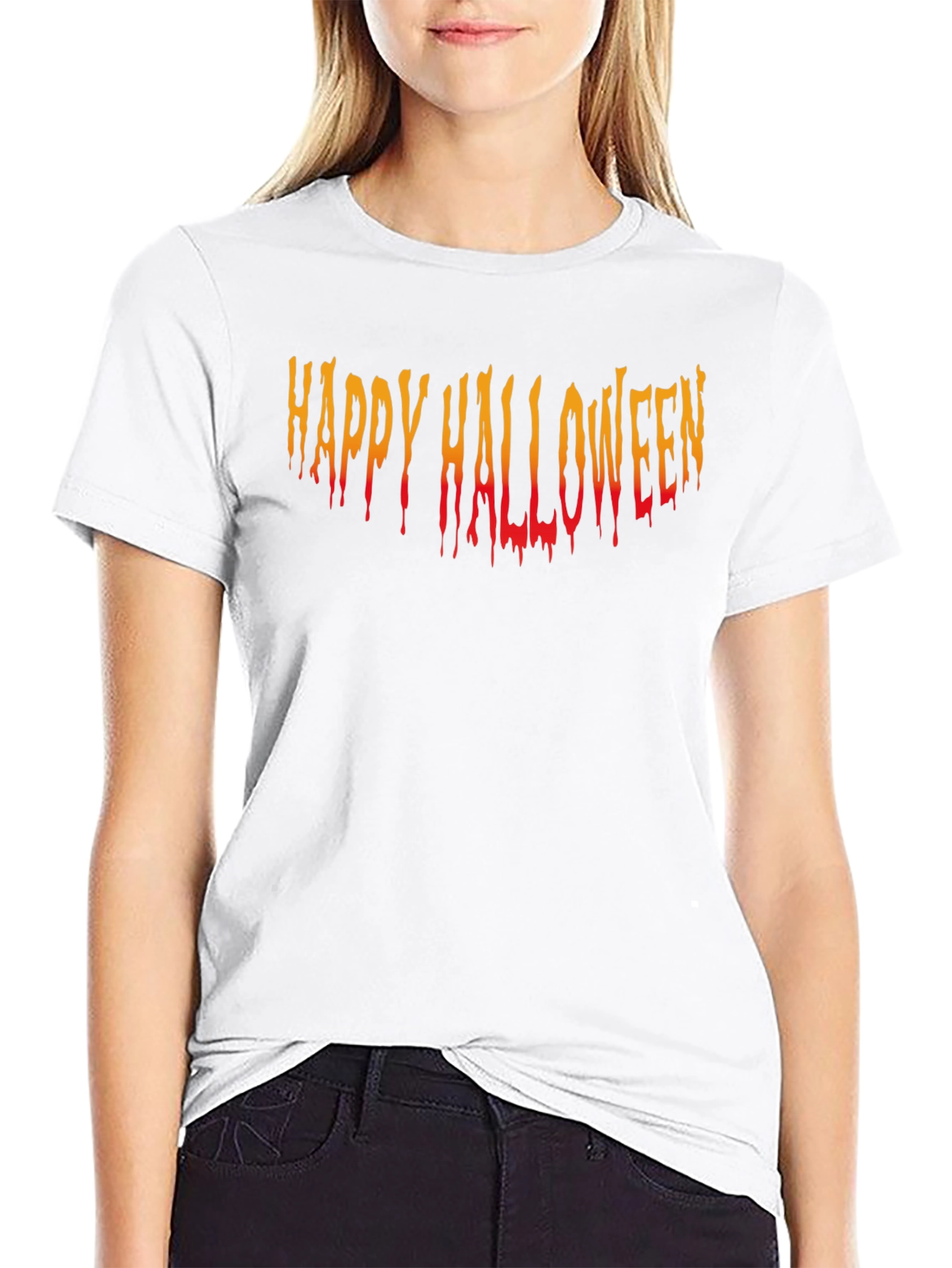 Happy Halloween Graphic T-Shirt - Spooky Season Tee