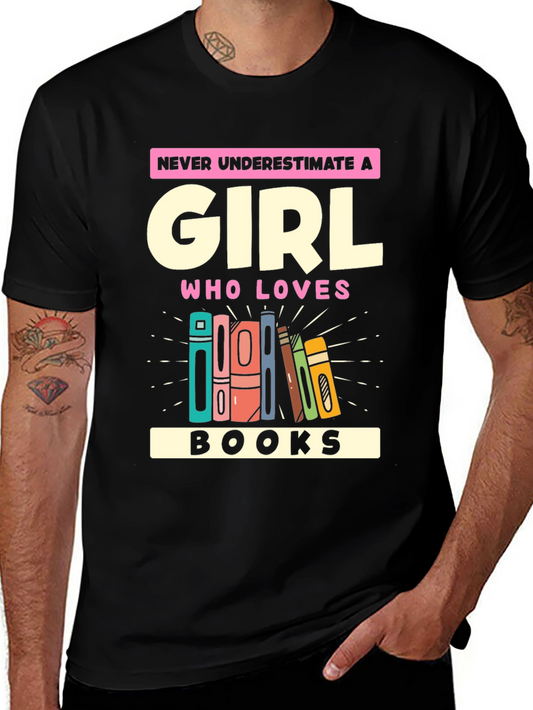 Book Lover Girls T-Shirt