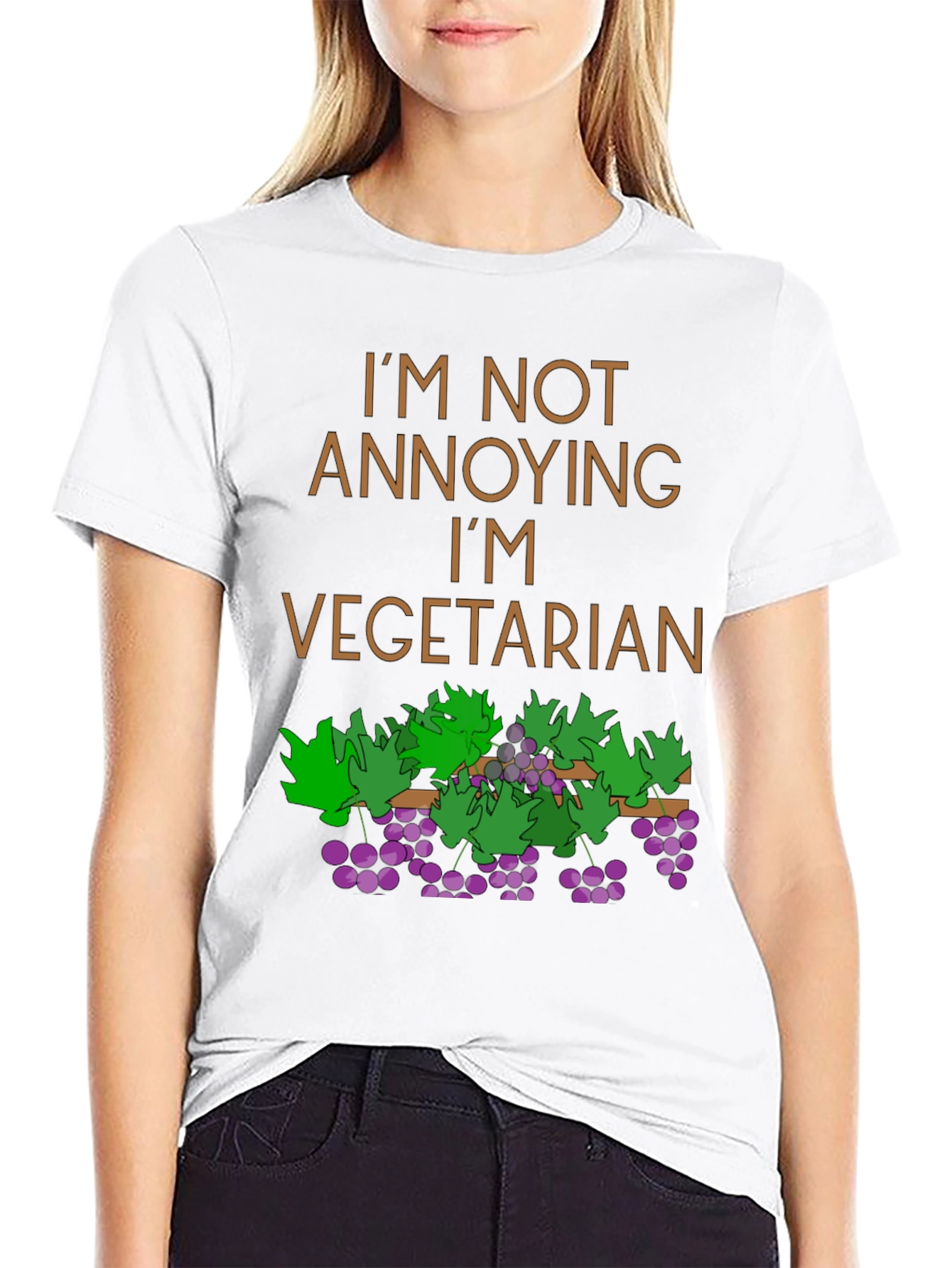 Im Not Annoying Im Vegetarian T-Shirt