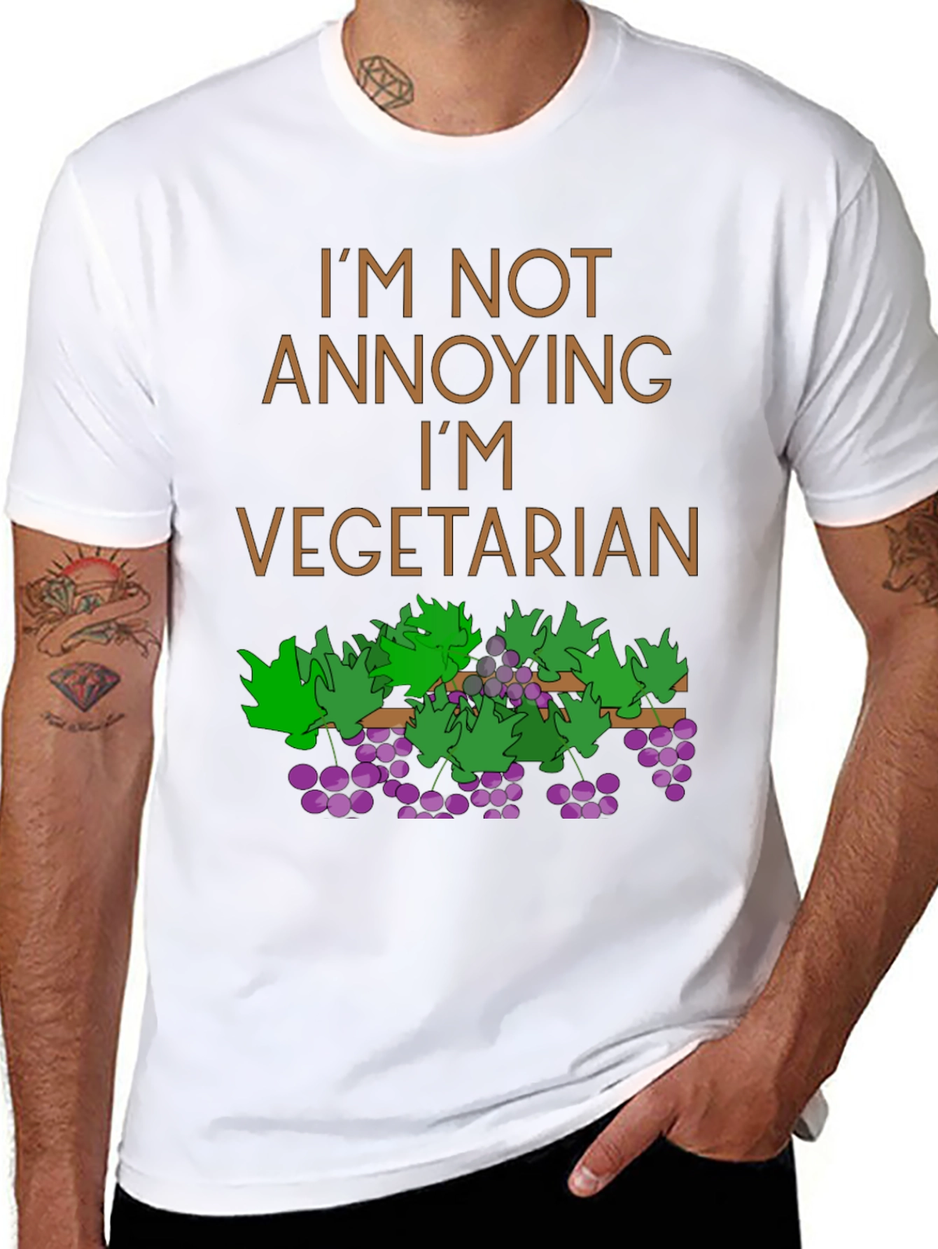 Im Not Annoying Im Vegetarian T-Shirt