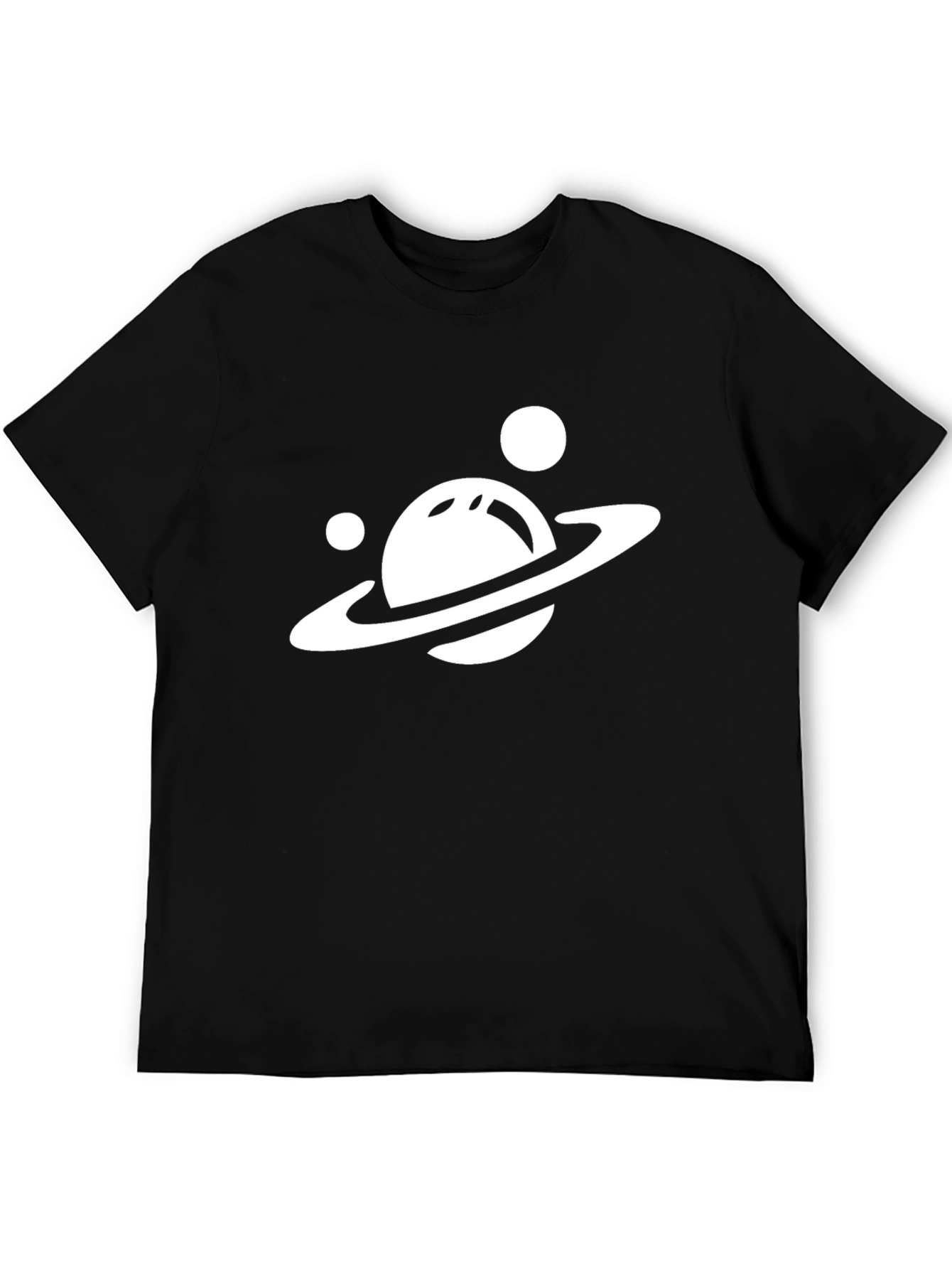 Planet Graphic Black T-Shirt - Unisex Style