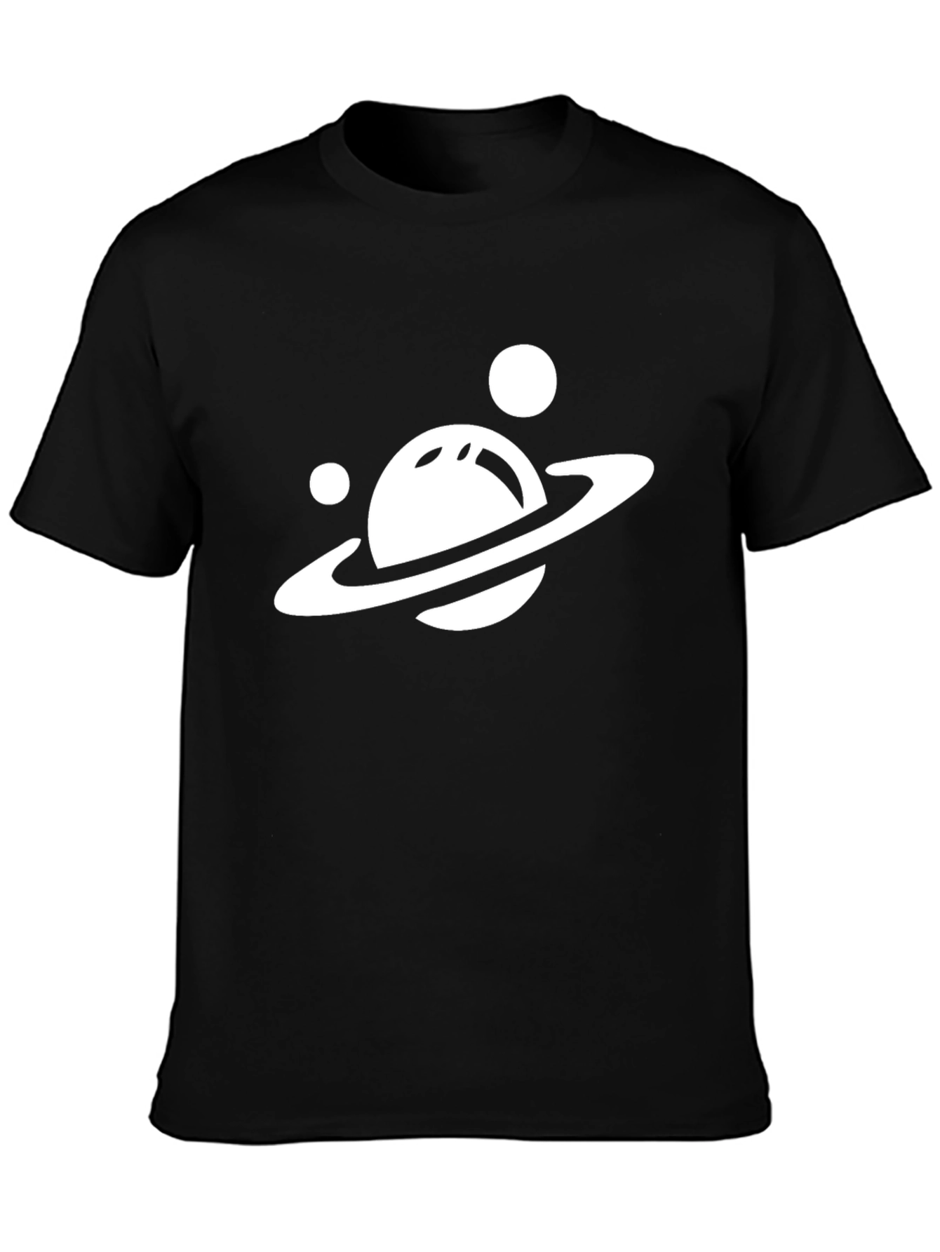 Planet Graphic Black T-Shirt - Unisex Style